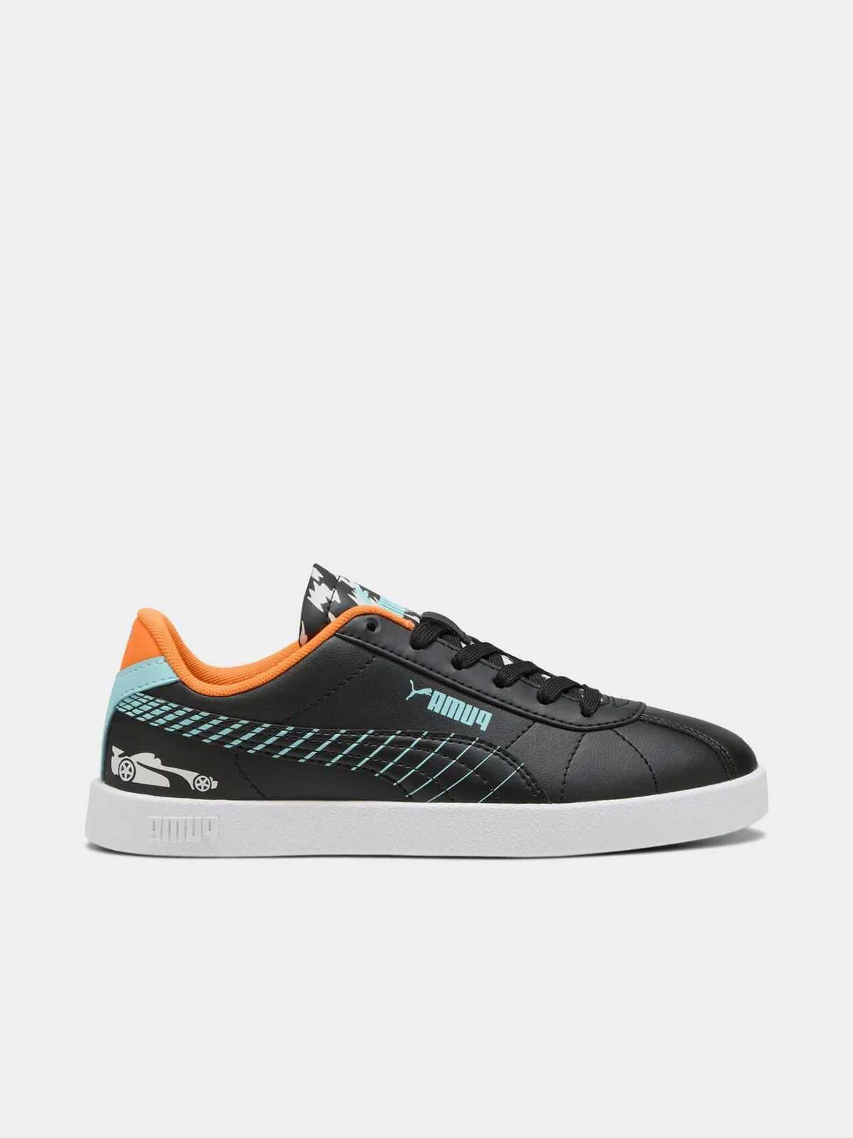 Junior Puma Club Black/Blue Sneaker