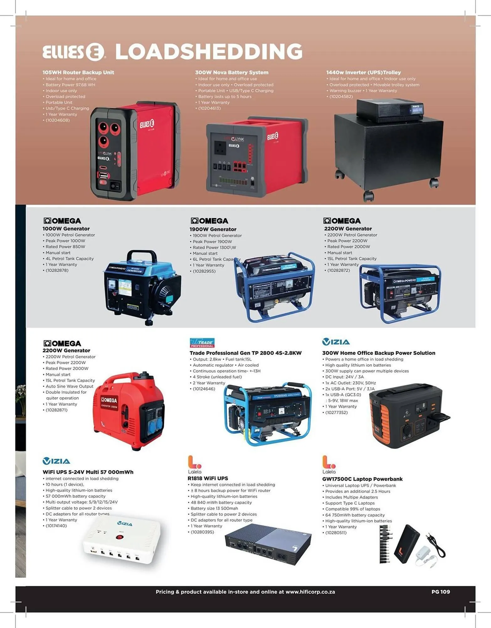HiFi Corp catalogue from 24 September to 31 October 2025 - Catalogue Page 109