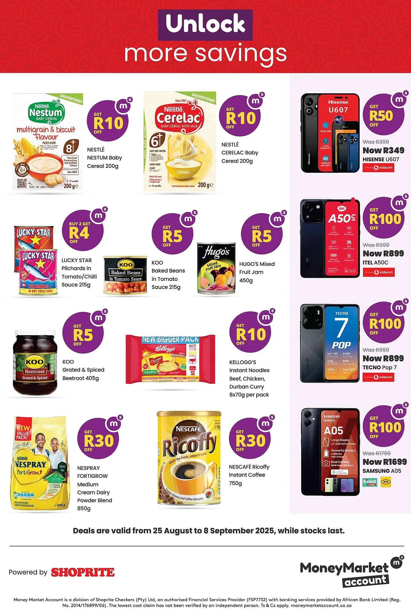 Shoprite catalogue from 25 August to 8 September 2025 - Catalogue Page 1
