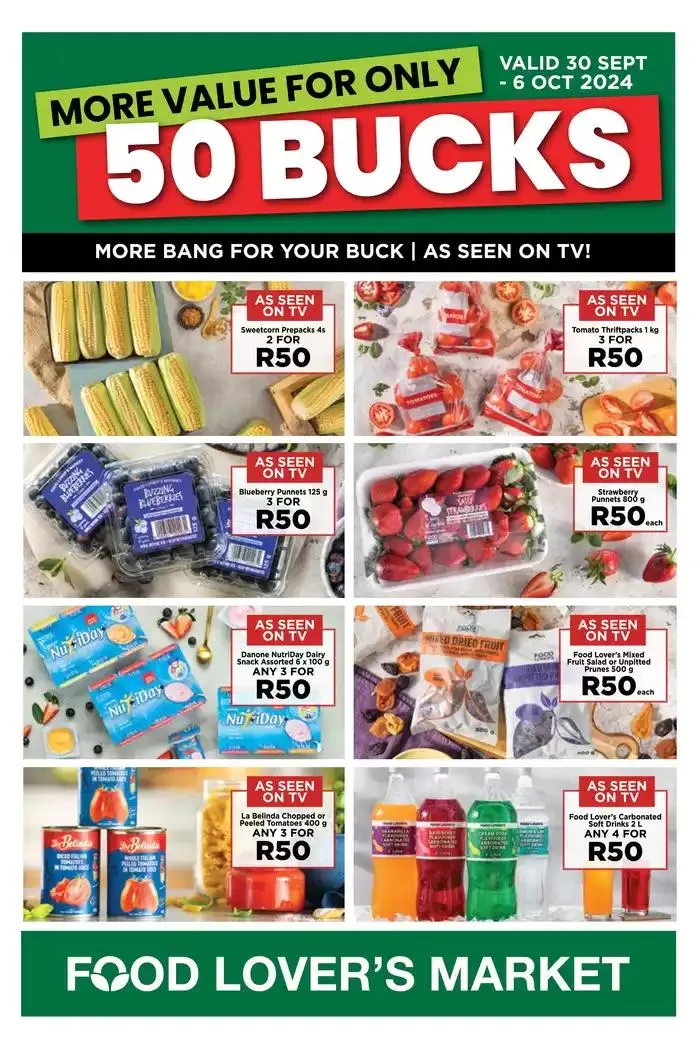 50 Buck Shelly Beach from 1 October to 6 October 2024 - Catalogue Page 1