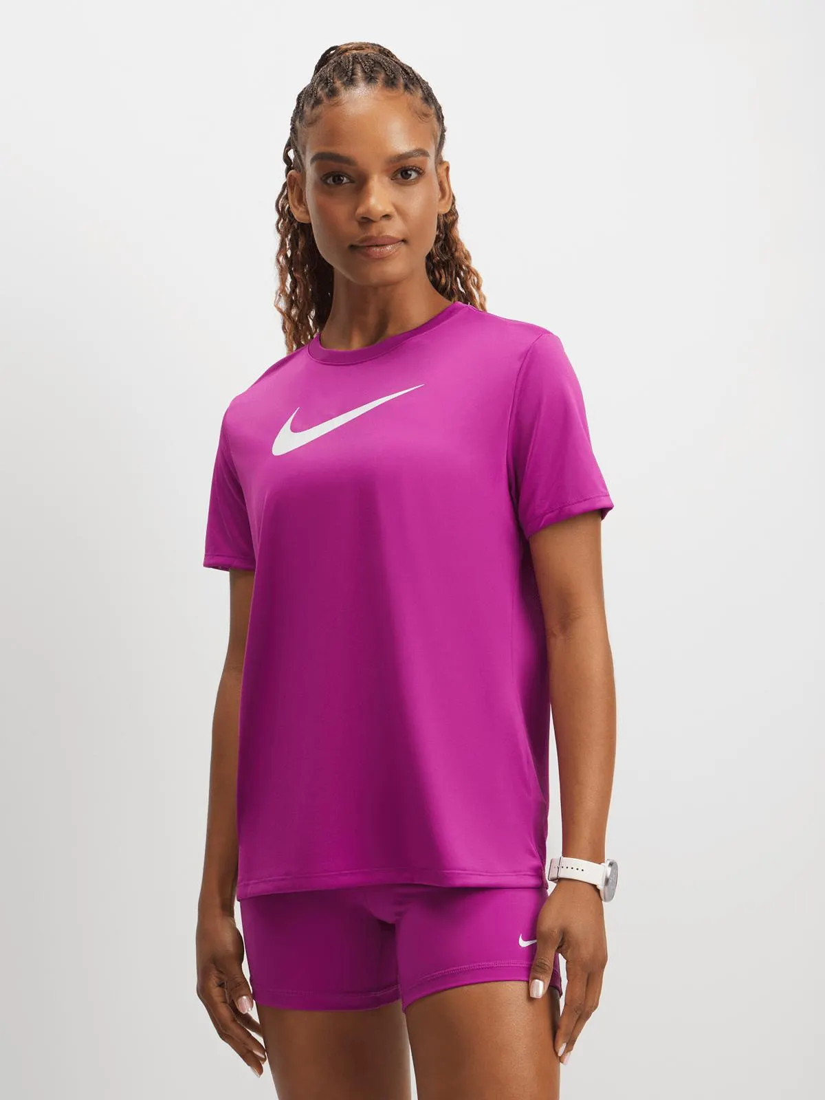 Nike Womens Dri-Fit Graphic Hot Fuschia Tee