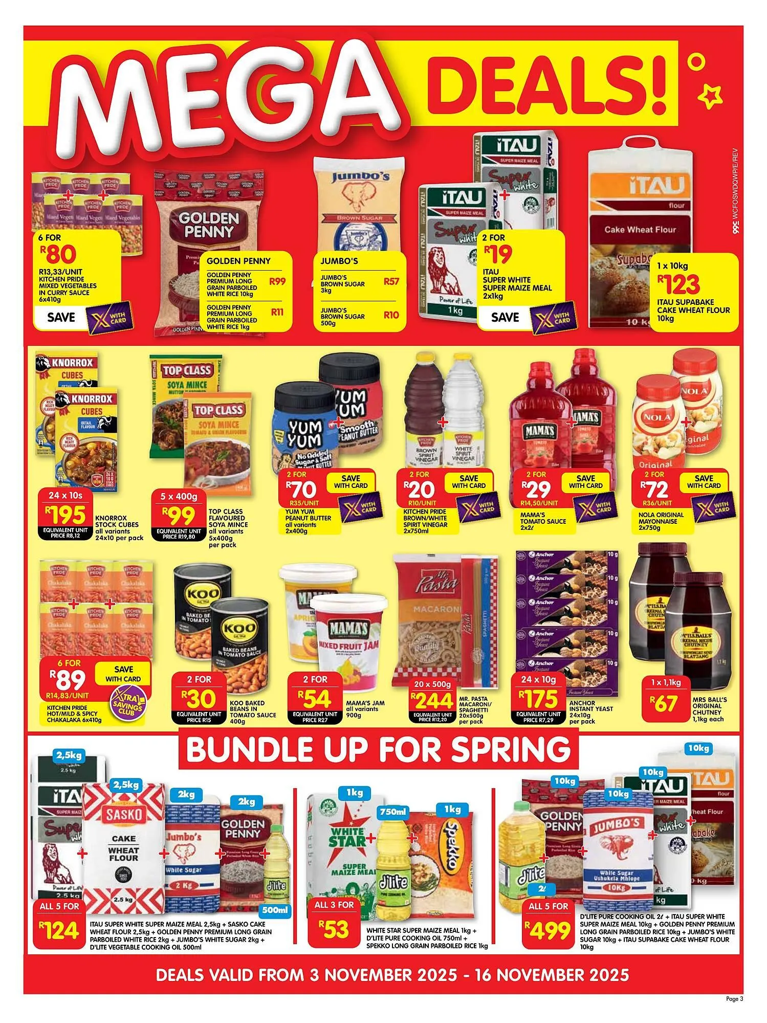 Shoprite catalogue from 3 November to 16 November 2025 - Catalogue Page 3