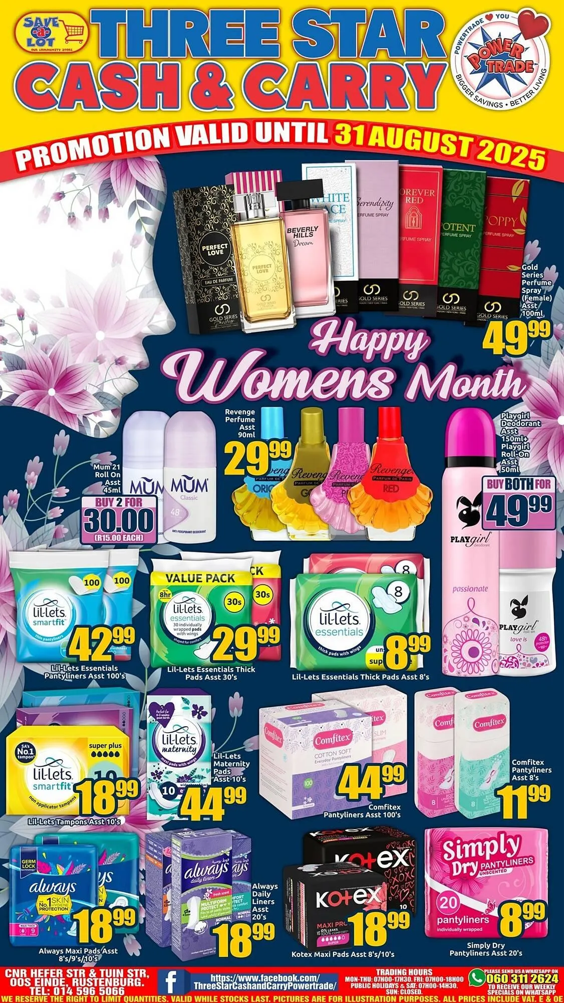 Three Star Cash and Carry catalogue from 7 August to 31 August 2025 - Catalogue Page 1