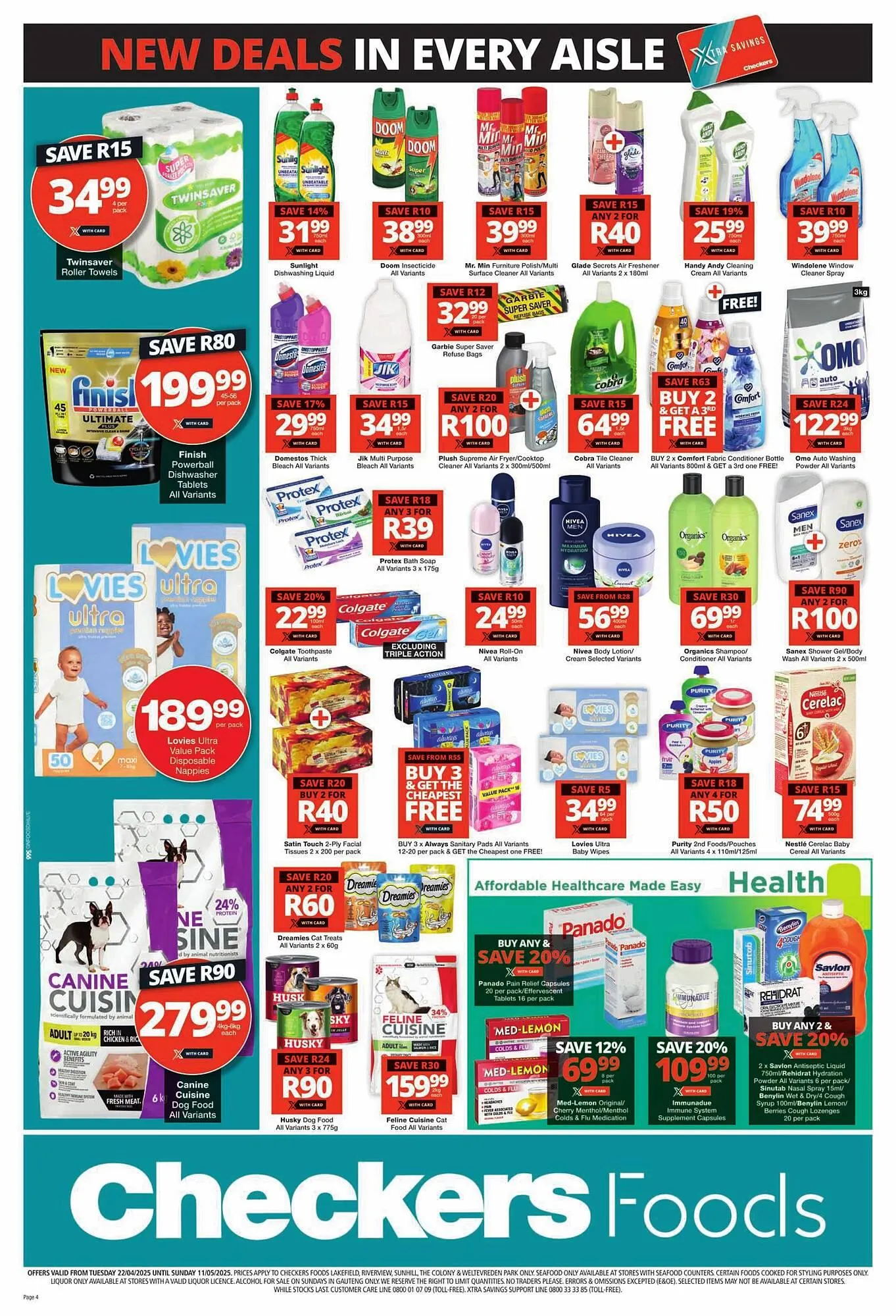 Checkers catalogue from 22 April to 11 May 2025 - Catalogue Page 4