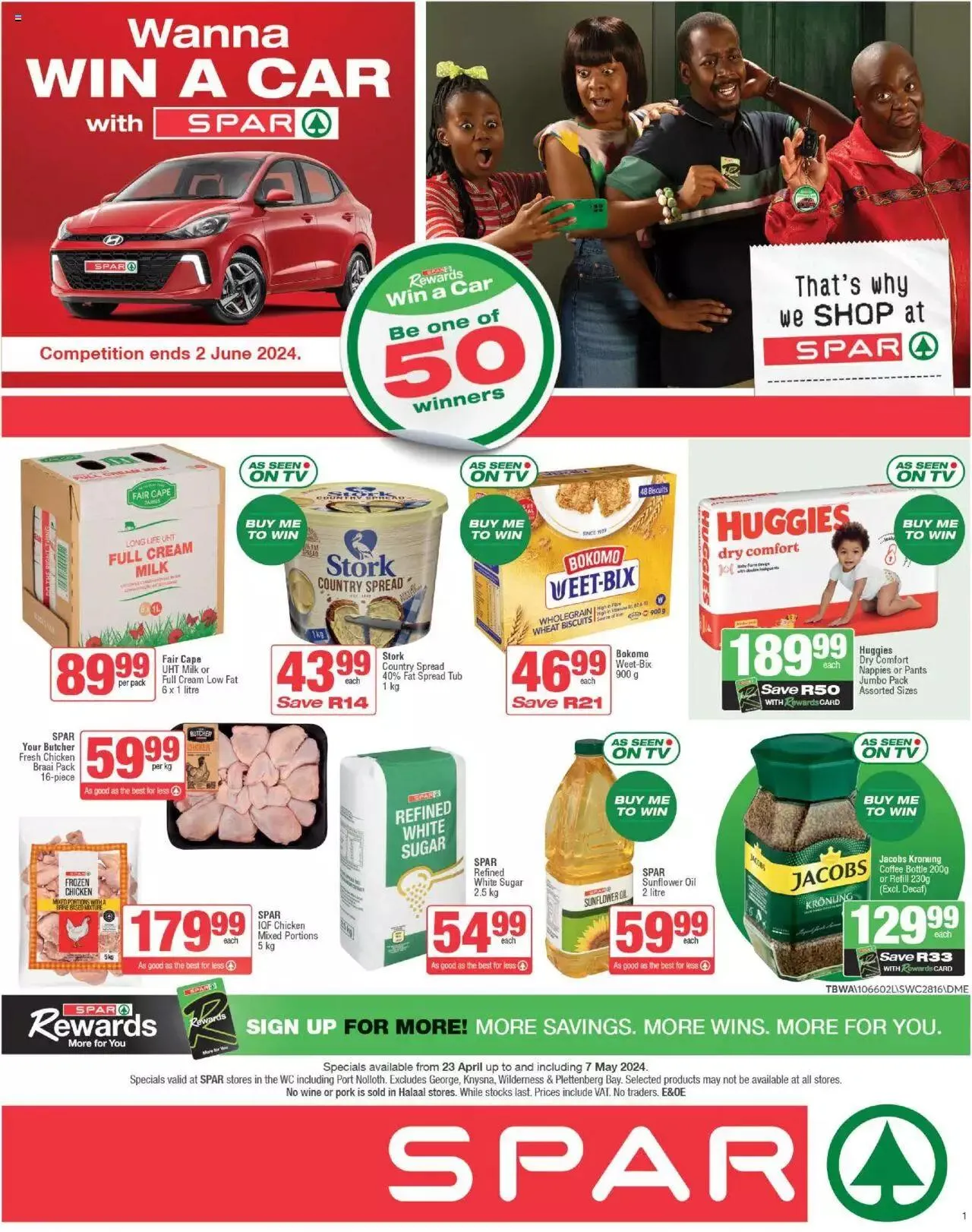 Spar Western Cape - Store specials from 23 April to 7 May 2024 - Catalogue Page 1