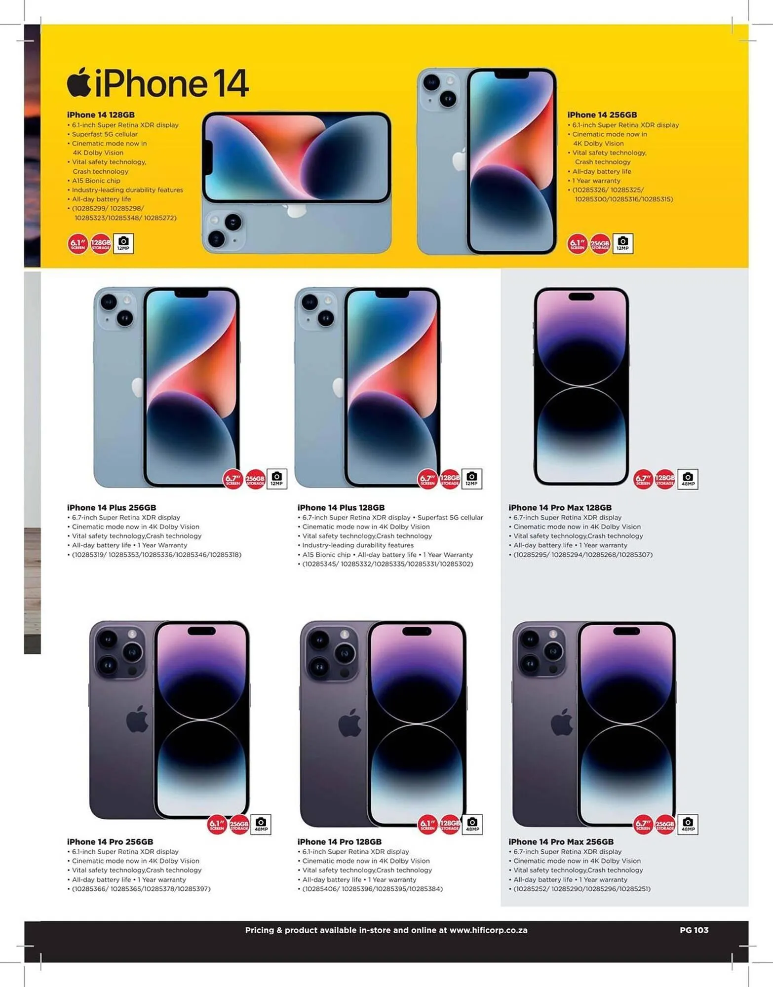 HiFi Corp catalogue from 24 September to 31 October 2025 - Catalogue Page 103