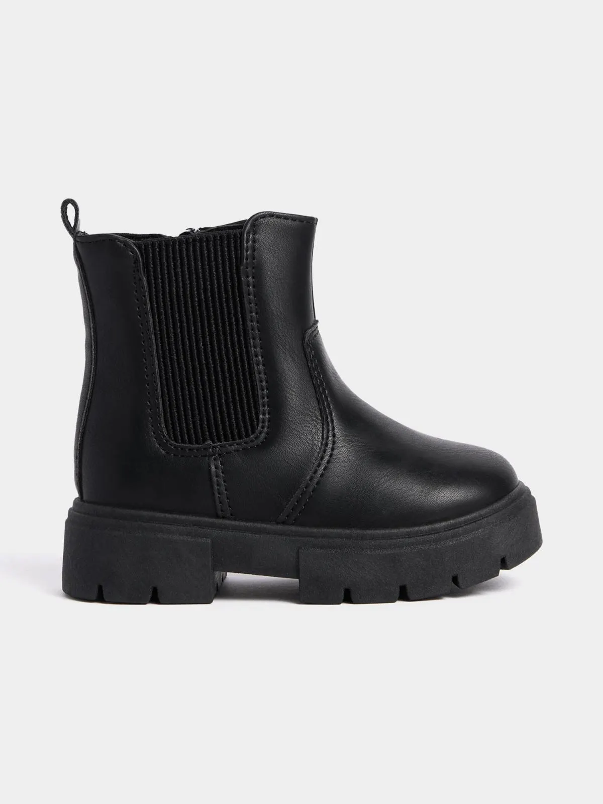 Jet Younger Girls Black Chelsea Boot