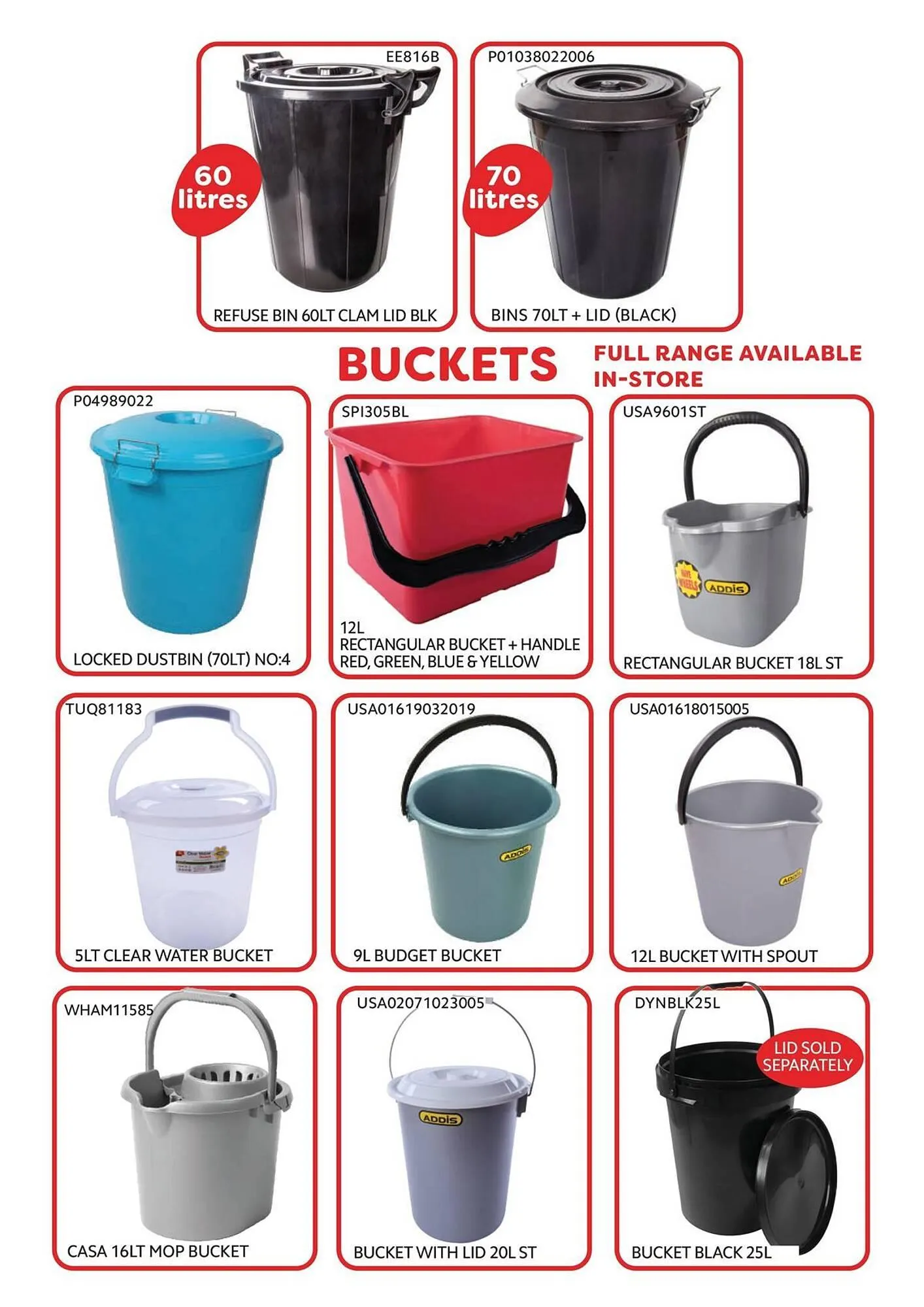 Mambo's Plastics Warehouse catalogue from 17 December to 23 December 2025 - Catalogue Page 67