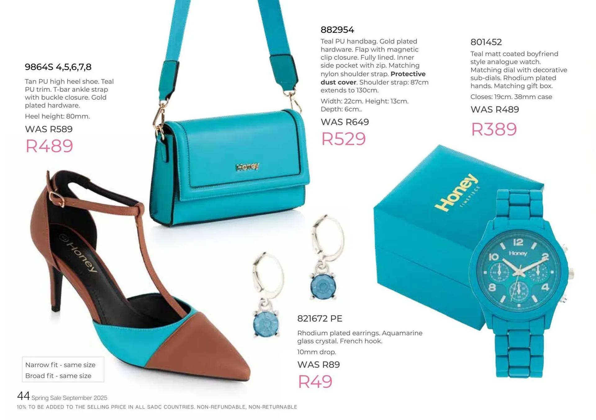 Honey Fashion Accessories catalogue from 3 September to 30 September 2025 - Catalogue Page 46