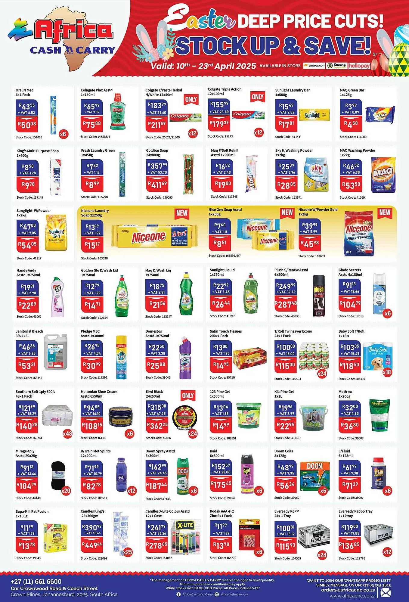 Africa Cash and Carry catalogue from 10 April to 23 April 2025 - Catalogue Page 5