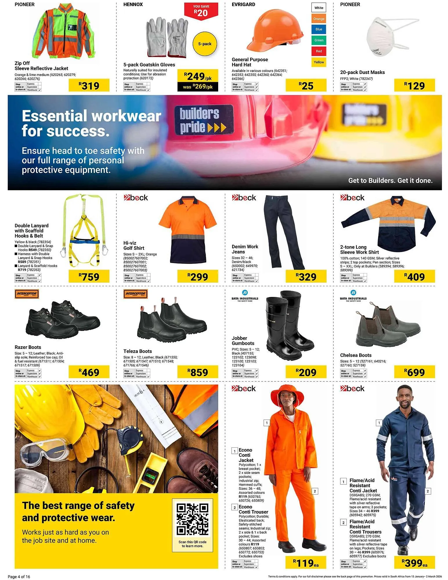 Builders Warehouse catalogue from 13 January to 2 March 2026 - Catalogue Page 4