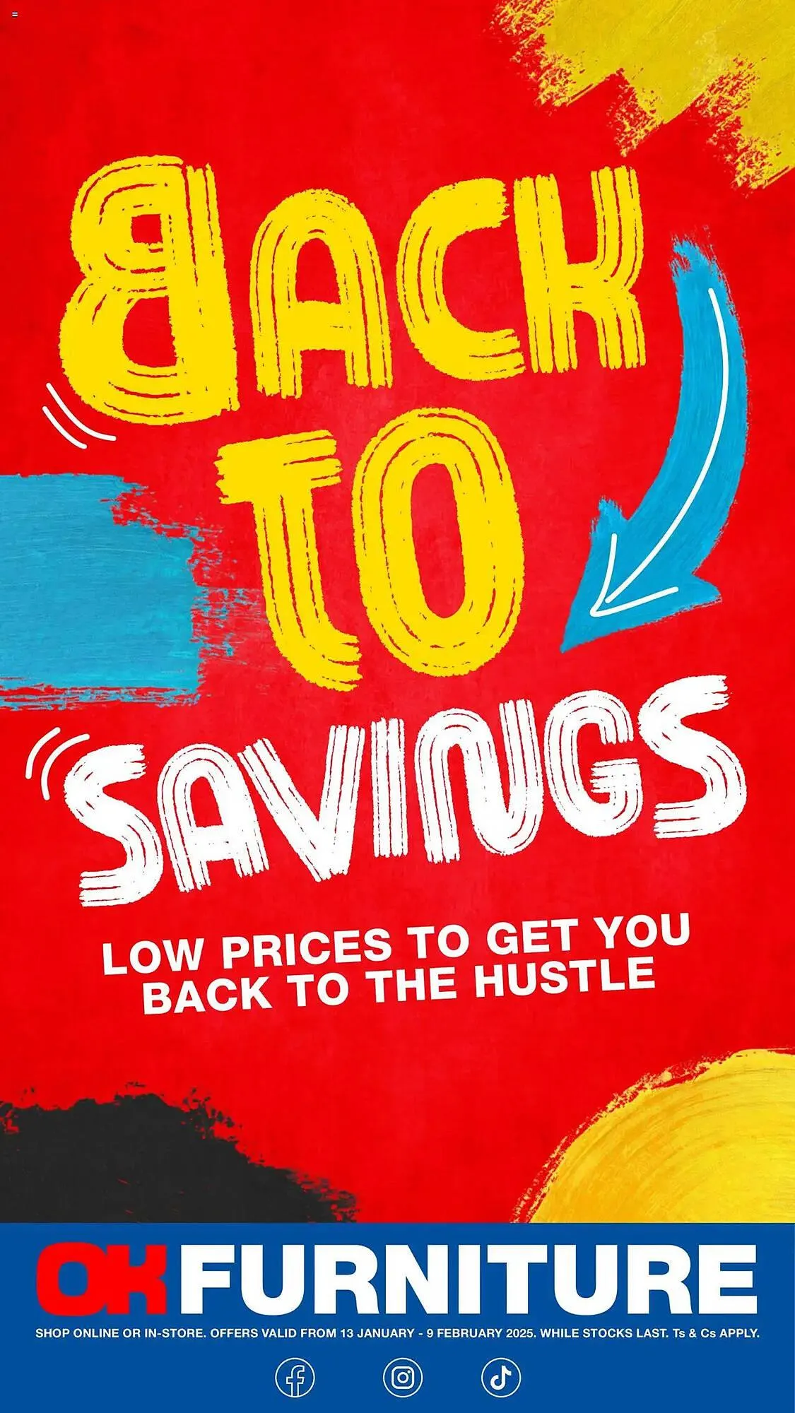 OK Furniture catalogue from 13 January to 9 February 2025 - Catalogue Page 1