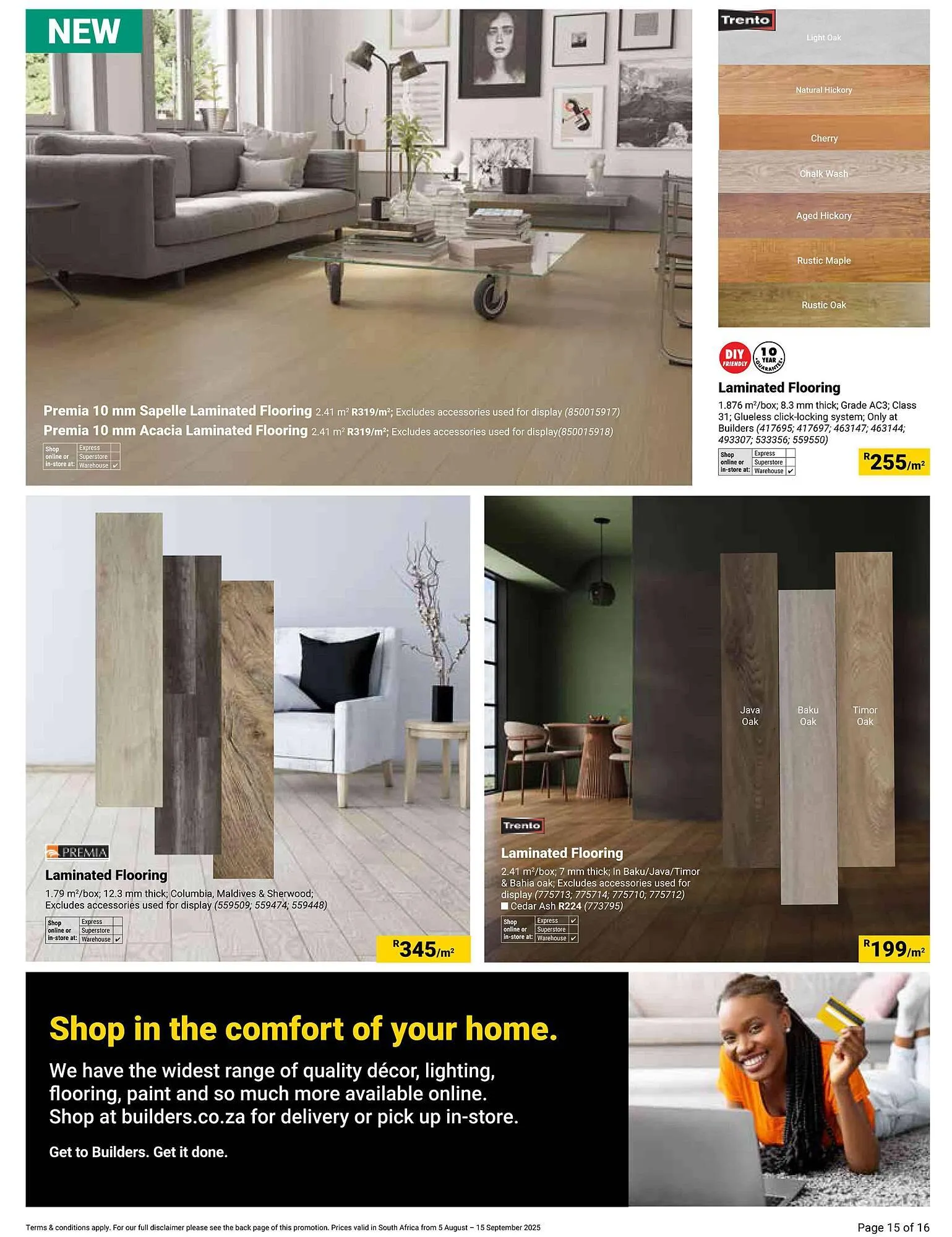 Builders Warehouse catalogue from 5 August to 15 September 2025 - Catalogue Page 15
