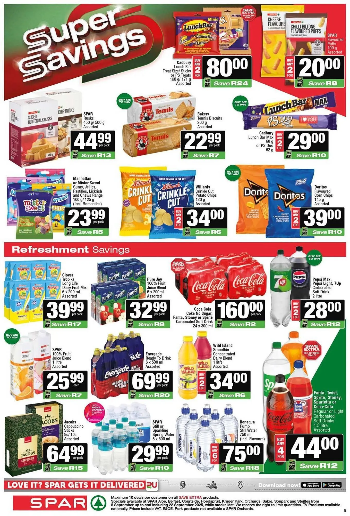 Spar catalogue from 8 September to 25 September 2025 - Catalogue Page 5