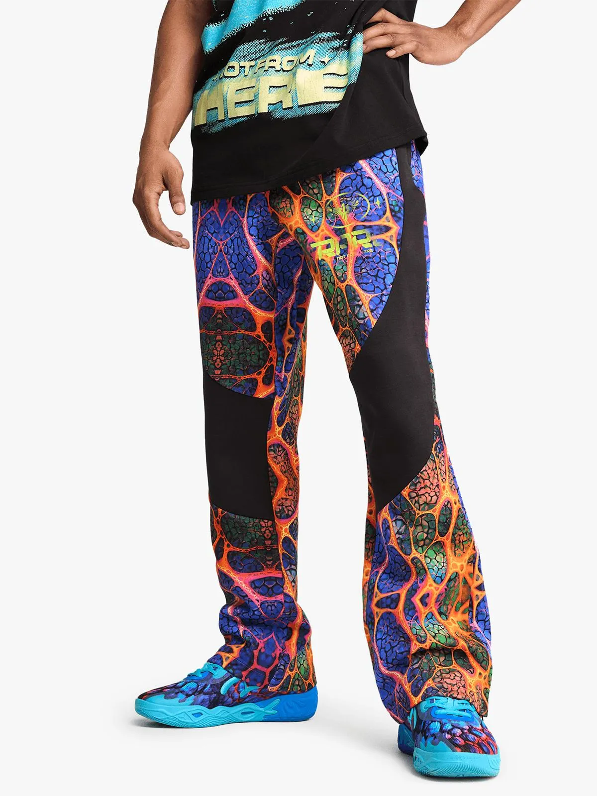 Puma x LaMelo Ball Men's Alien Skin Multicolour Basketball Pants