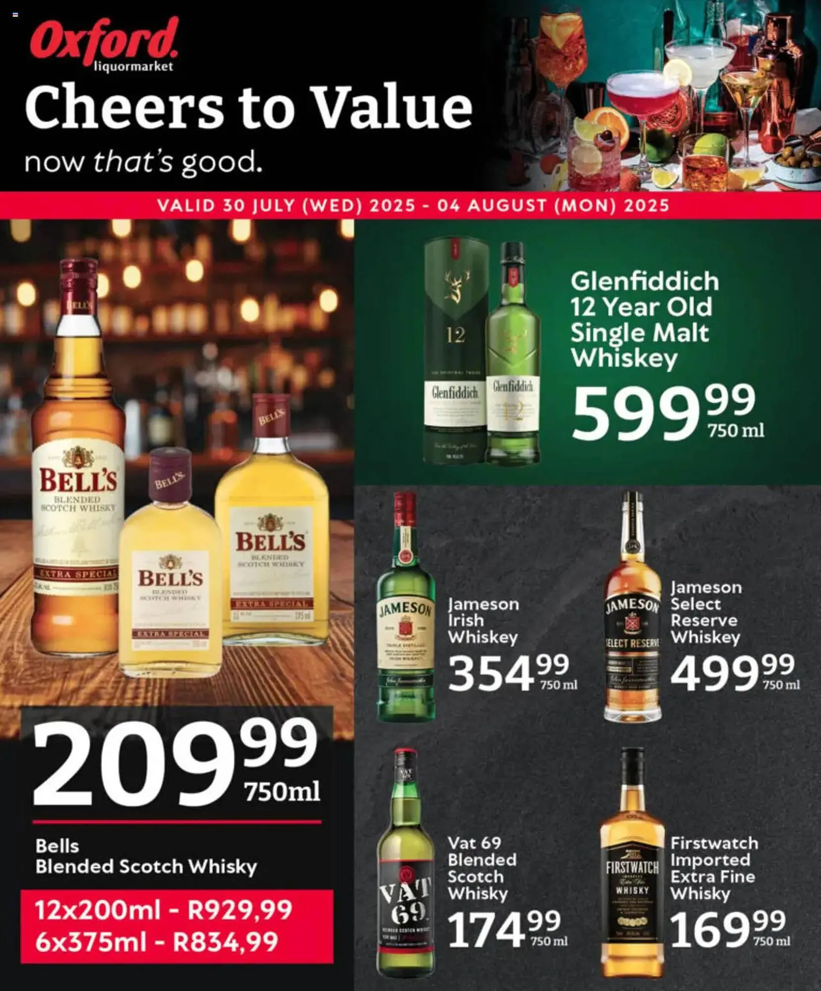 Oxford Freshmarket catalogue from 30 July to 4 August 2025 - Catalogue Page 1