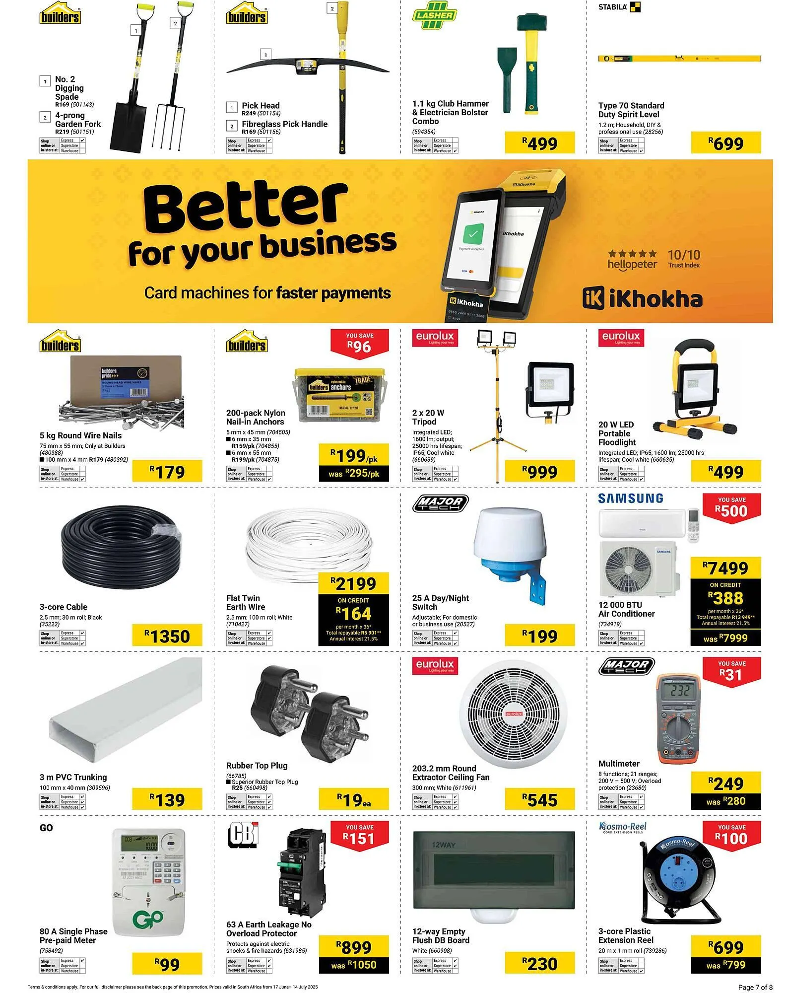Builders Warehouse catalogue from 17 June to 14 July 2025 - Catalogue Page 7