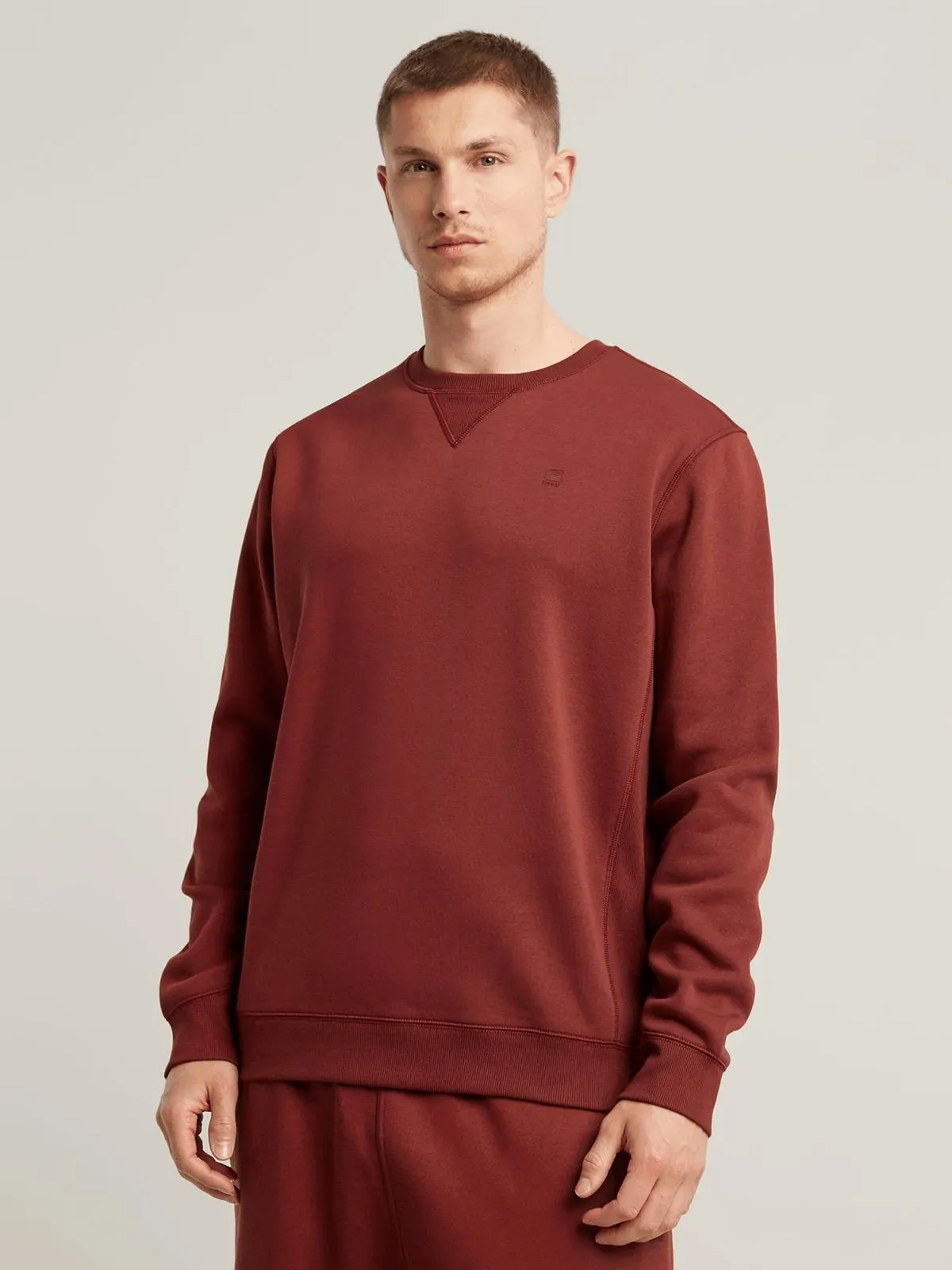 G-Star Men's Premium Core Dry Red Sweater