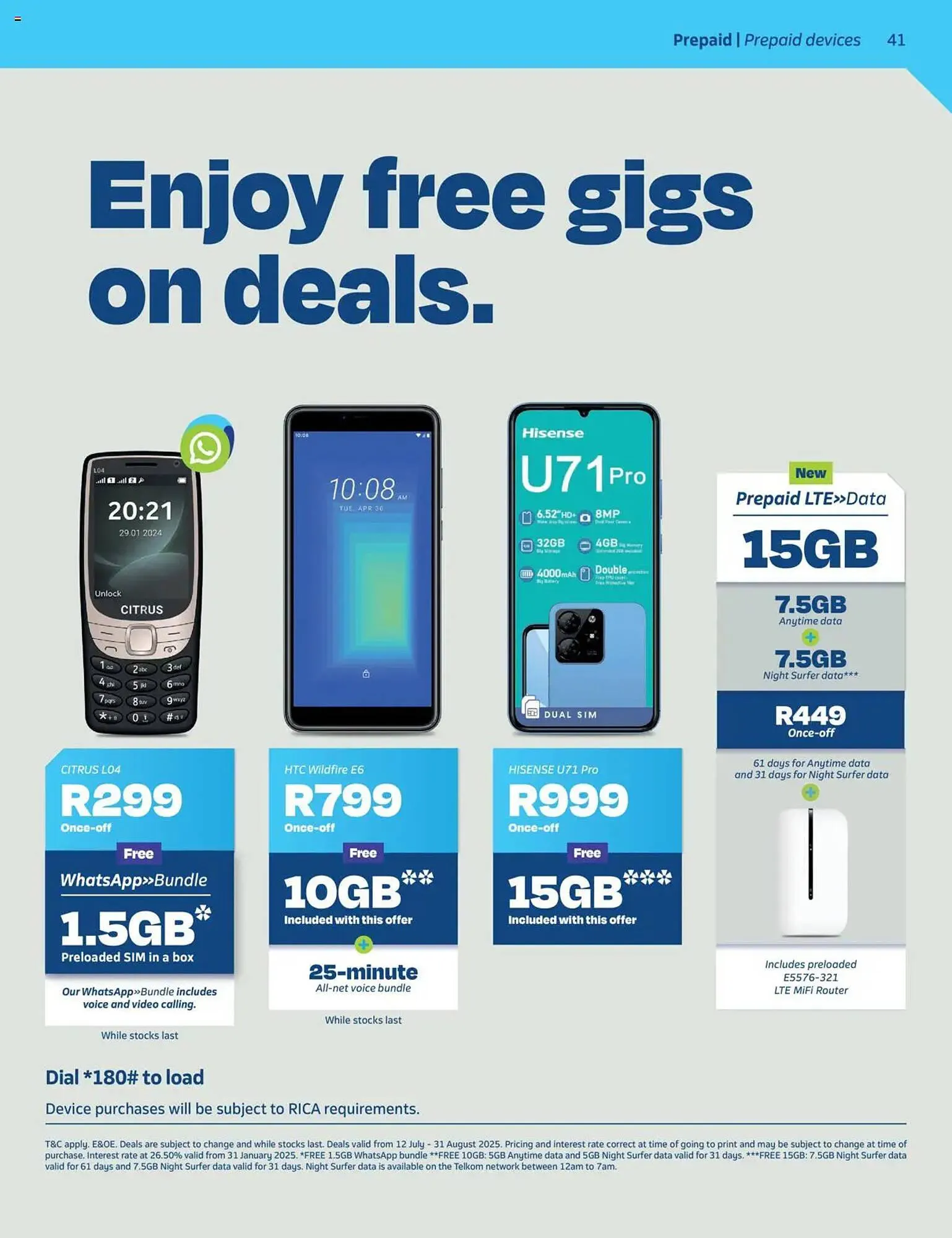 Telkom catalogue from 12 July to 31 August 2025 - Catalogue Page 39