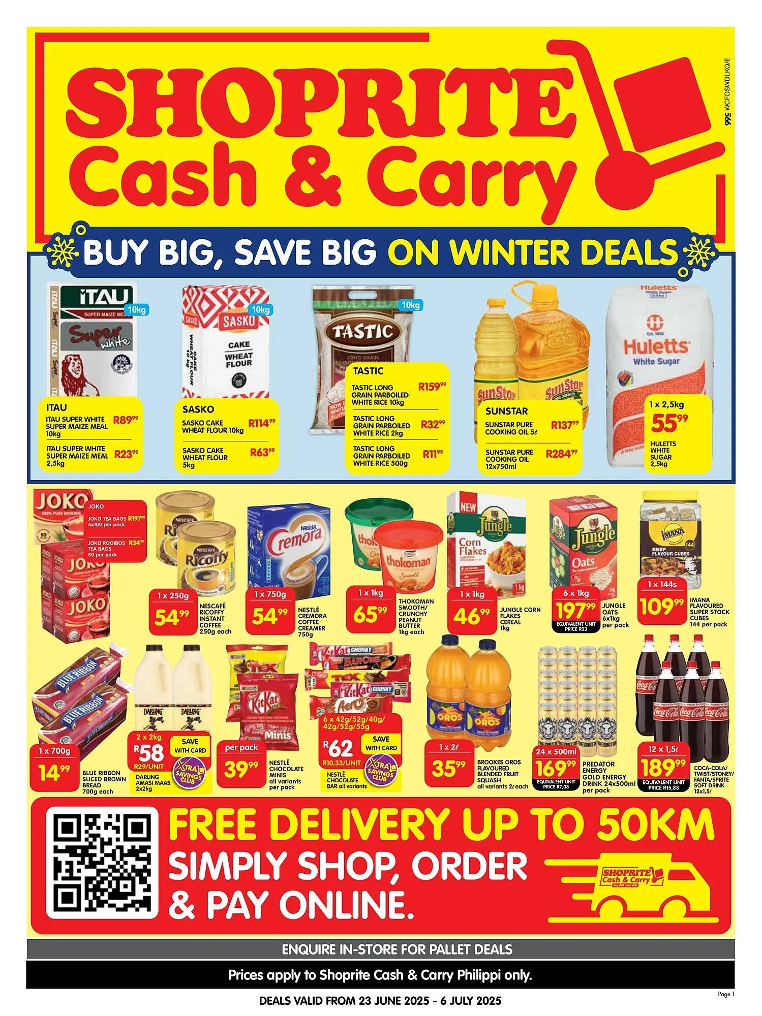 Shoprite catalogue from 23 June to 6 July 2025 - Catalogue Page 1
