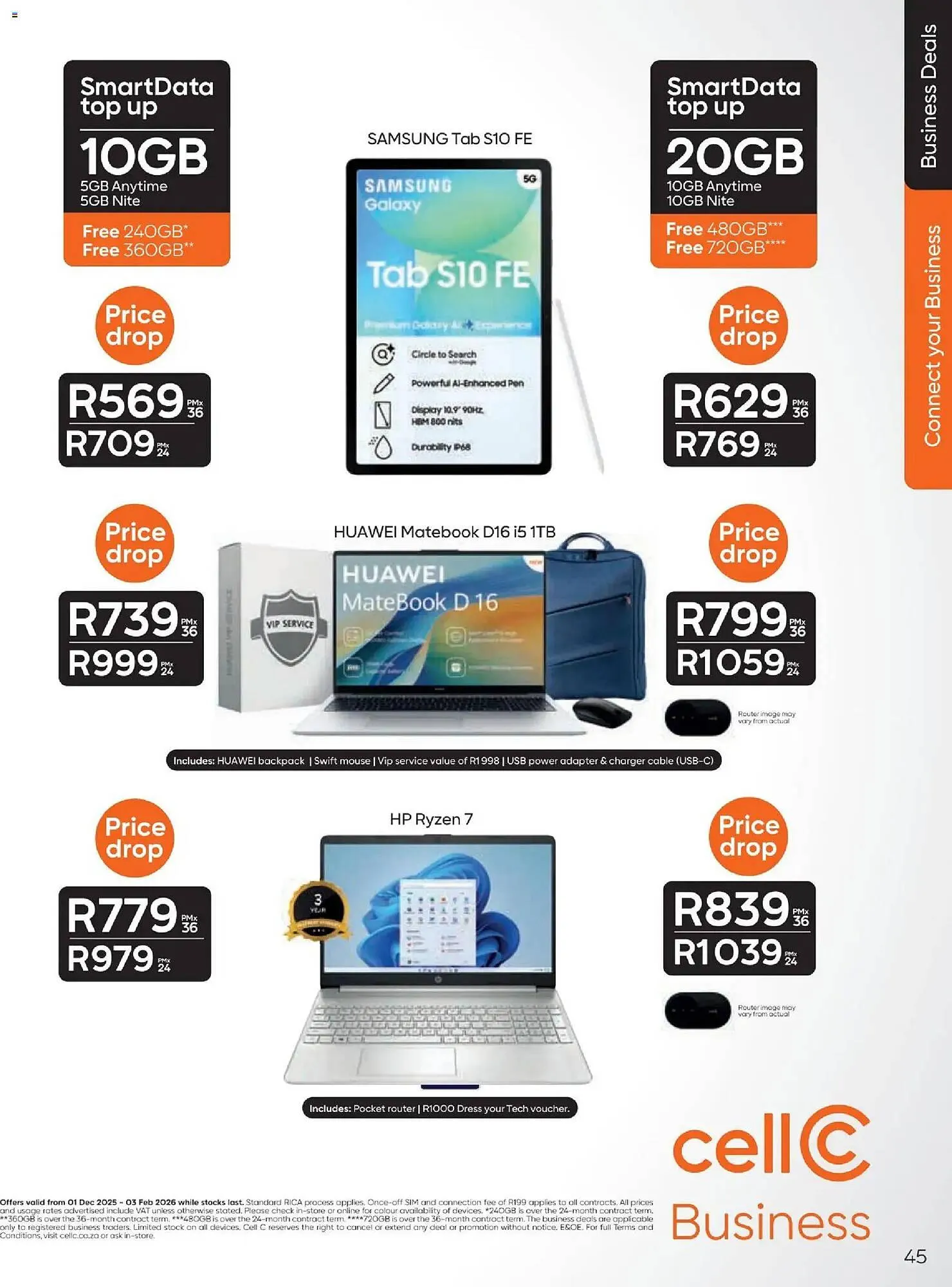 Cell C catalogue from 1 December to 3 February 2026 - Catalogue Page 47
