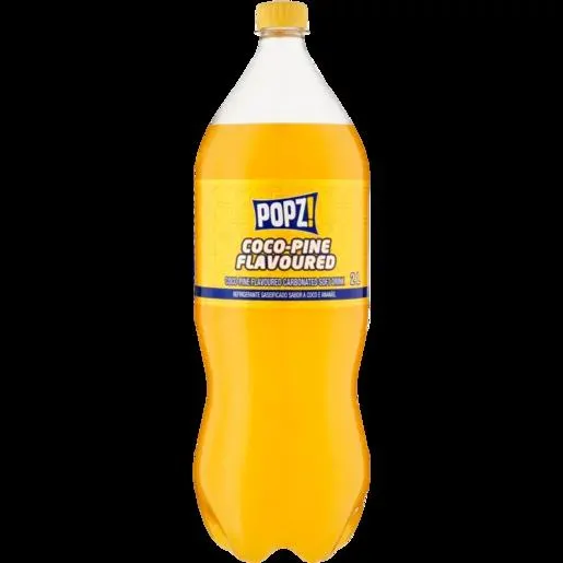 Popz Coco Pine Flavoured Soft Drink 2L