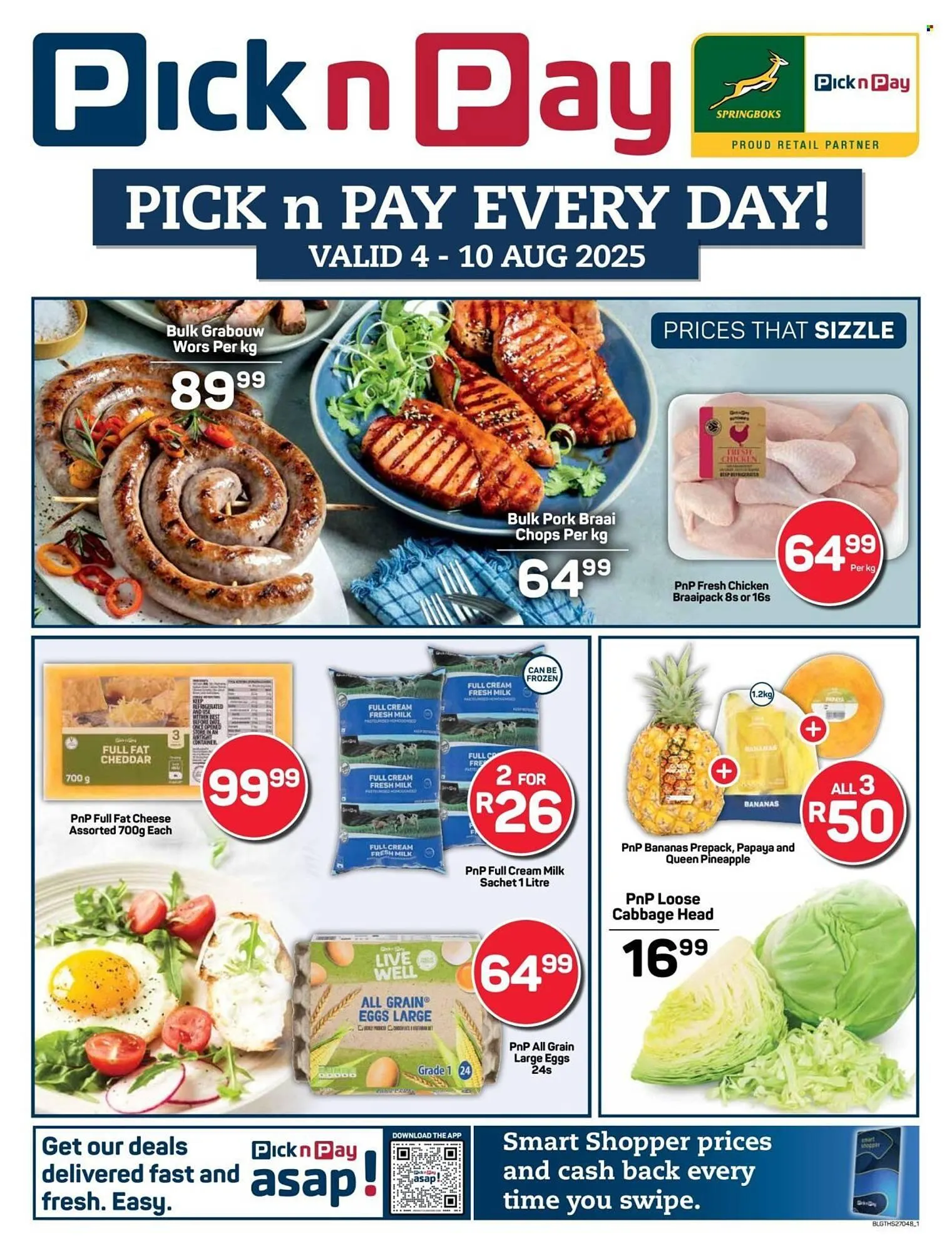 Pick n Pay catalogue from 4 August to 10 August 2025 - Catalogue Page 1