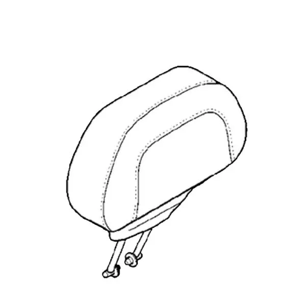 Rider Backrest Support Structure