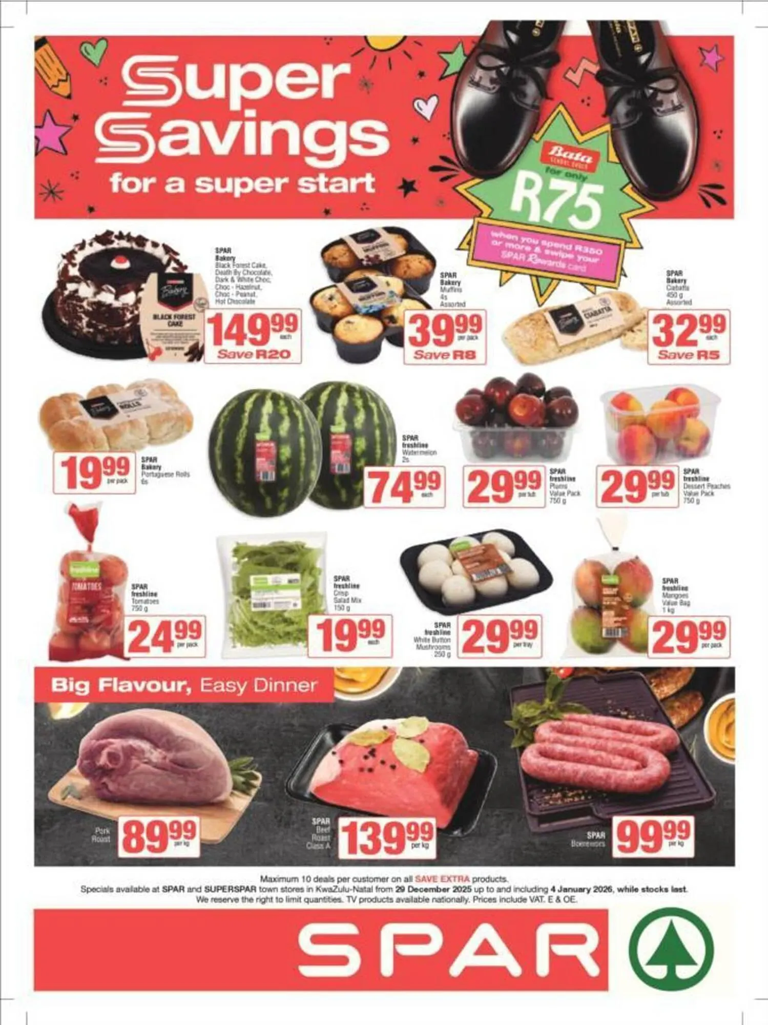 Spar catalogue from 29 December to 4 January 2026 - Catalogue Page 1