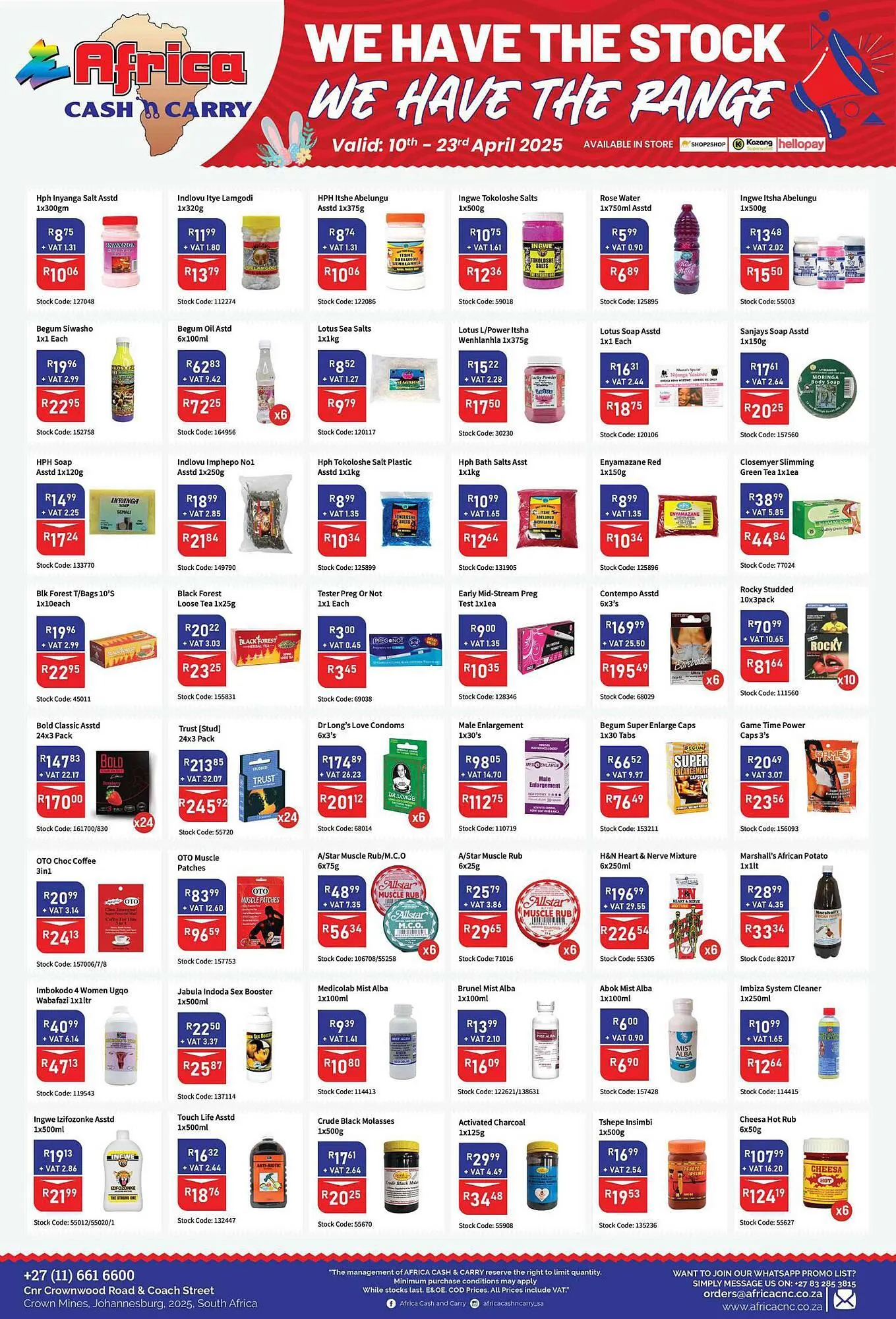 Africa Cash and Carry catalogue from 10 April to 23 April 2025 - Catalogue Page 6