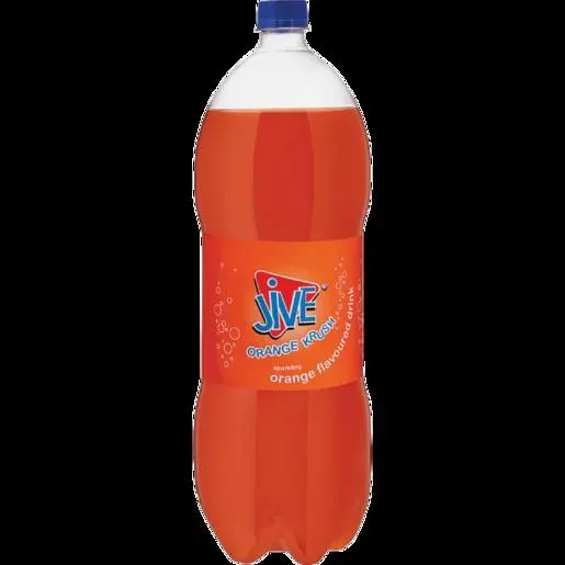Jive Orange Krush Flavoured Soft Drink Bottle 2L