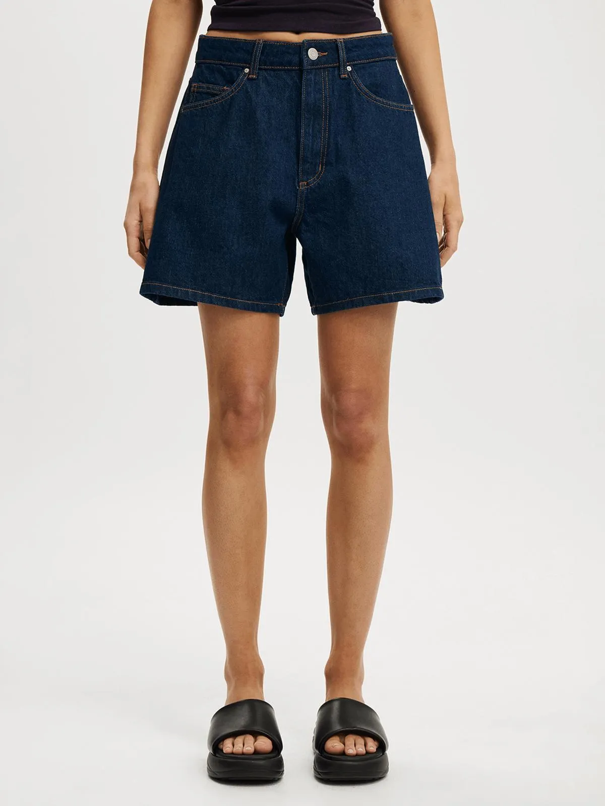 Women's Cotton On Blue High 90s Denim Shorts