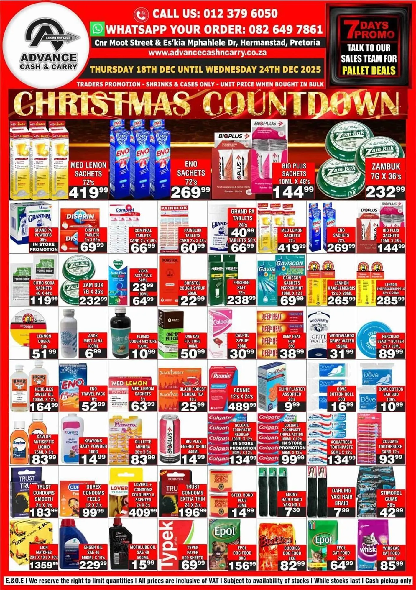 Advance Cash n Carry catalogue from 18 December to 24 December 2025 - Catalogue Page 7
