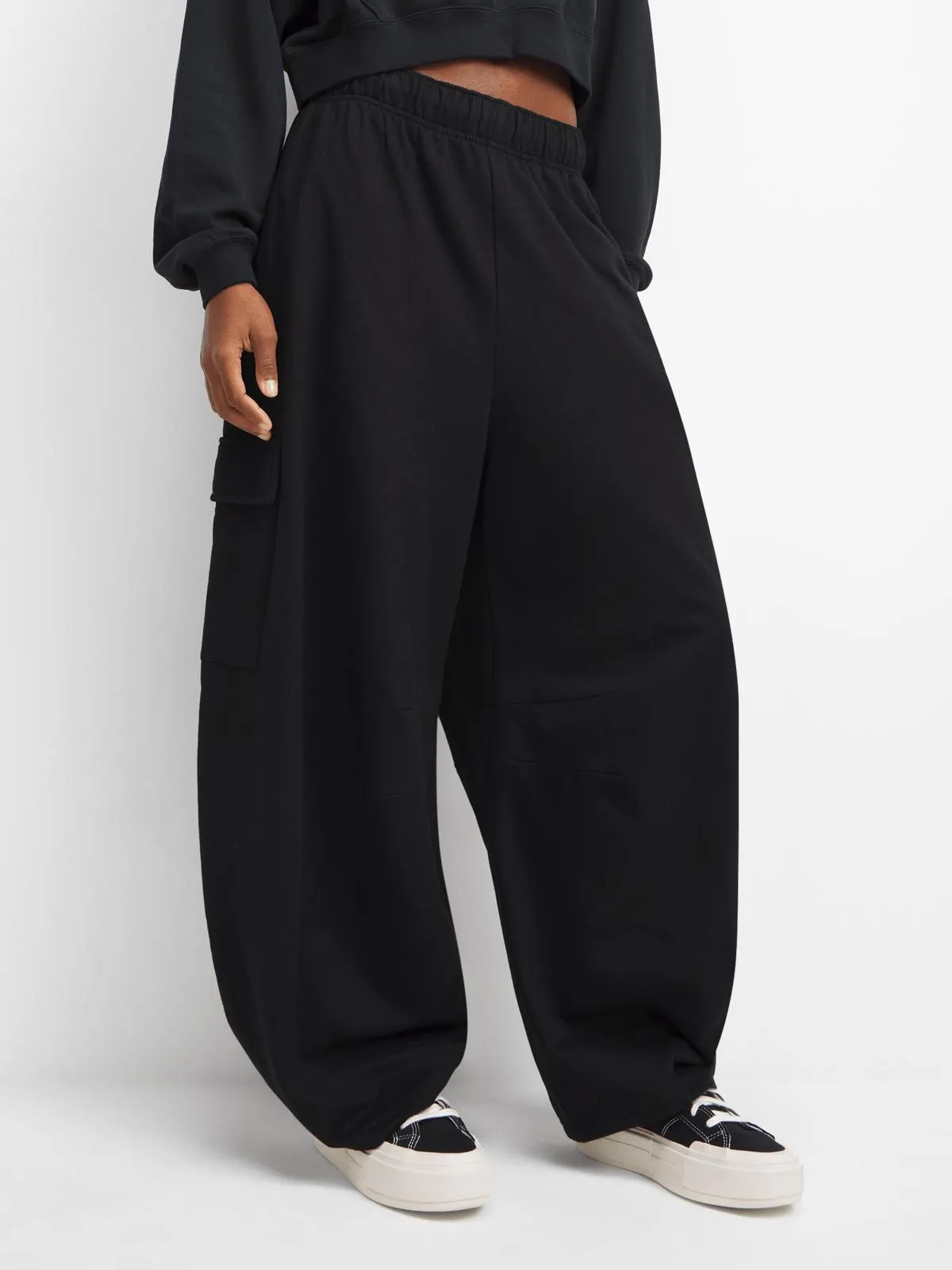 Redbat Classics Women's Black Barrel Pants