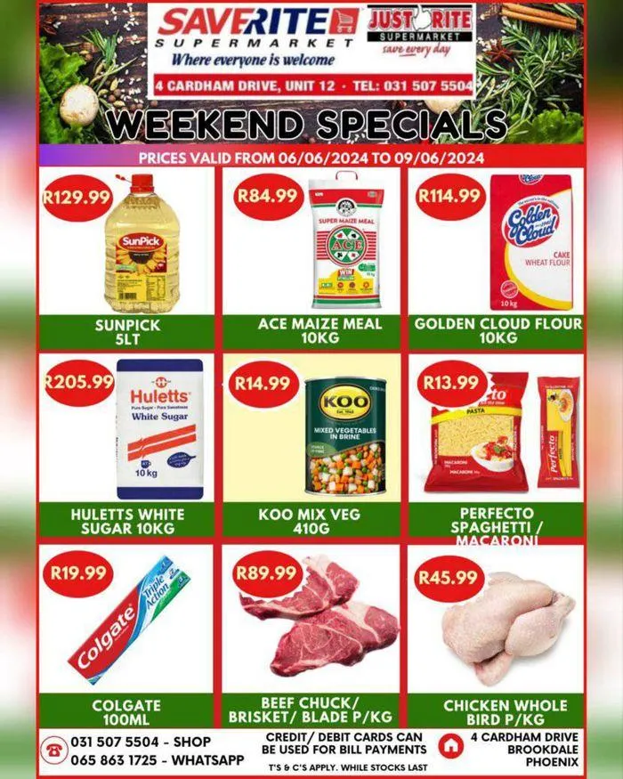 Weekend Specials  - 1