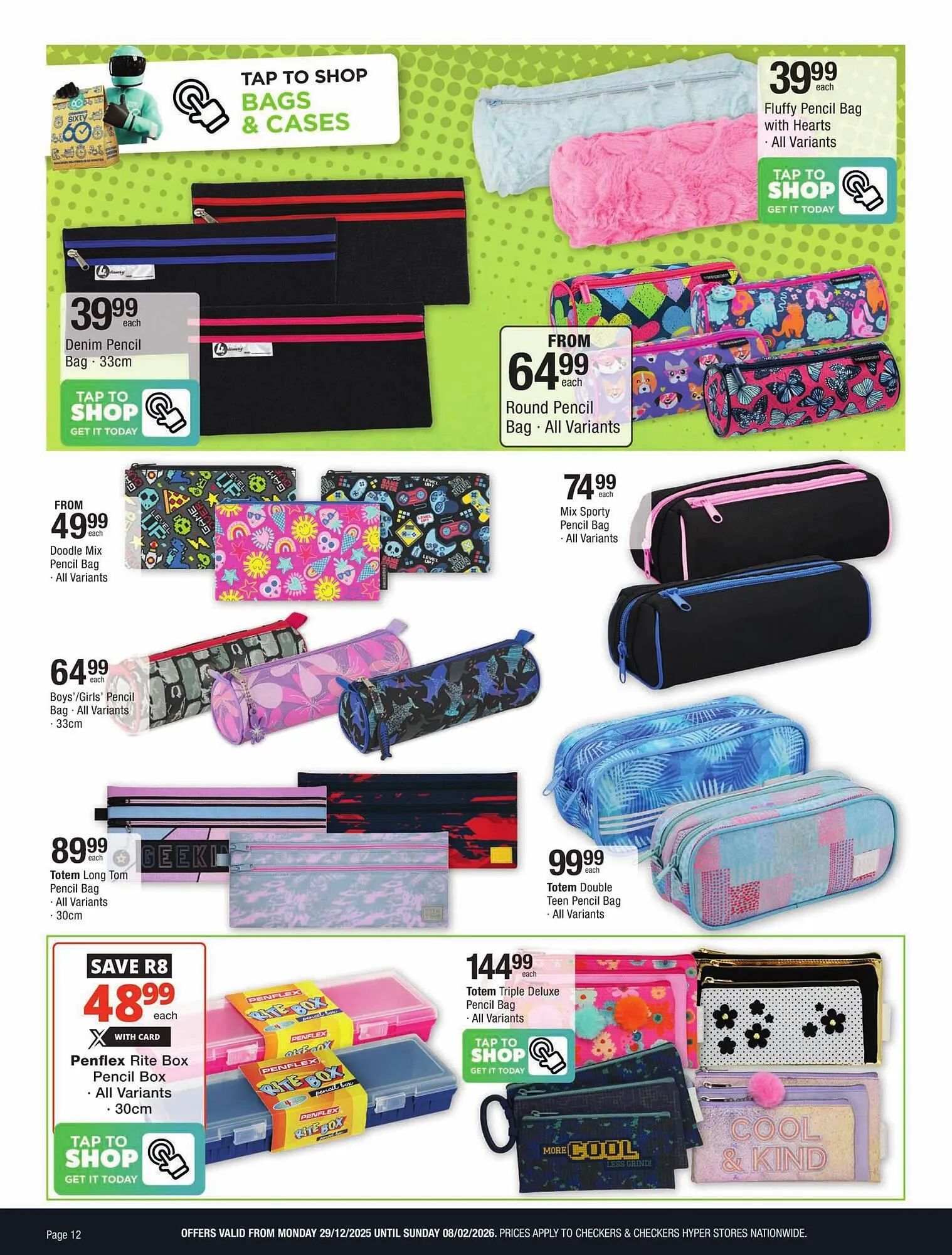 Checkers catalogue from 29 December to 8 February 2026 - Catalogue Page 12