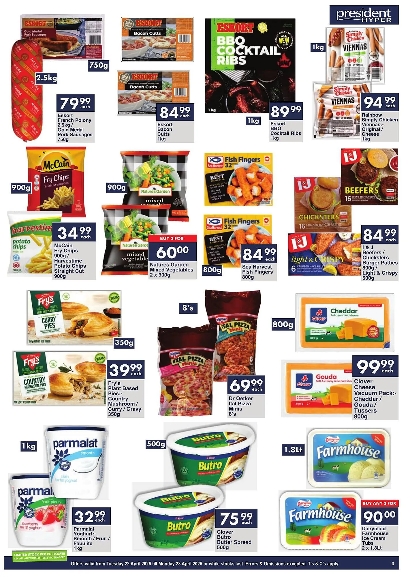 President Hyper catalogue from 22 April to 28 April 2025 - Catalogue Page 3