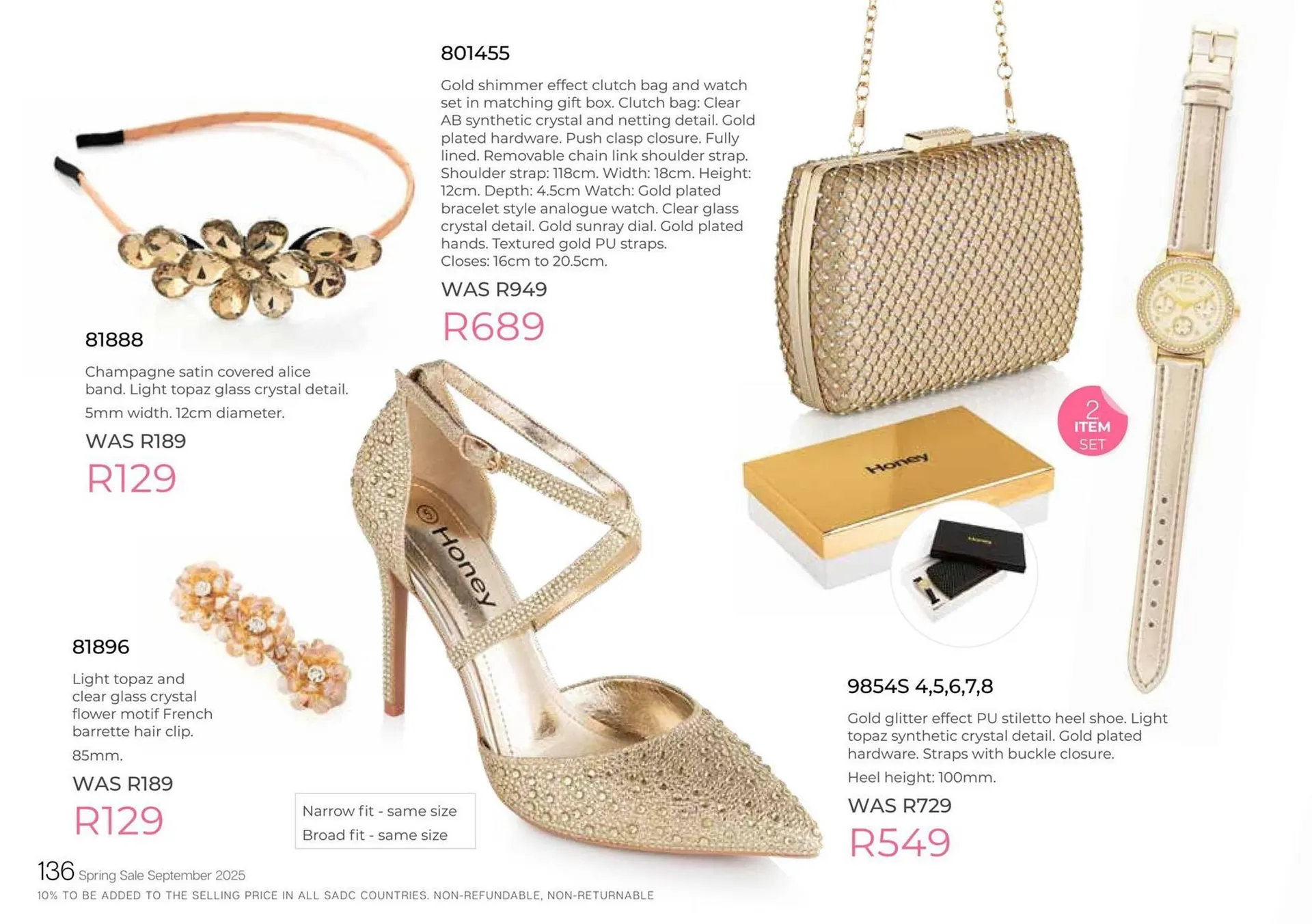 Honey Fashion Accessories catalogue from 3 September to 30 September 2025 - Catalogue Page 138