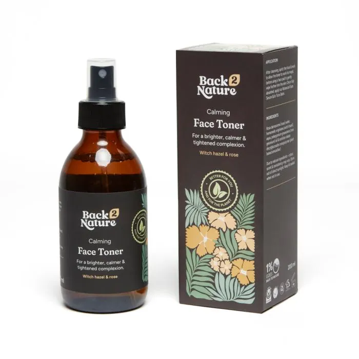 Back 2 Nature - Calming Face Toner Witch Hazel & Rose 200ml
