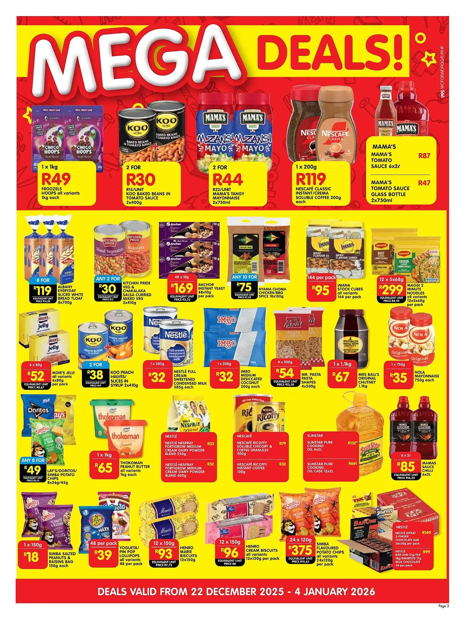 Shoprite catalogue from 22 December to 4 January 2026 - Catalogue Page 3