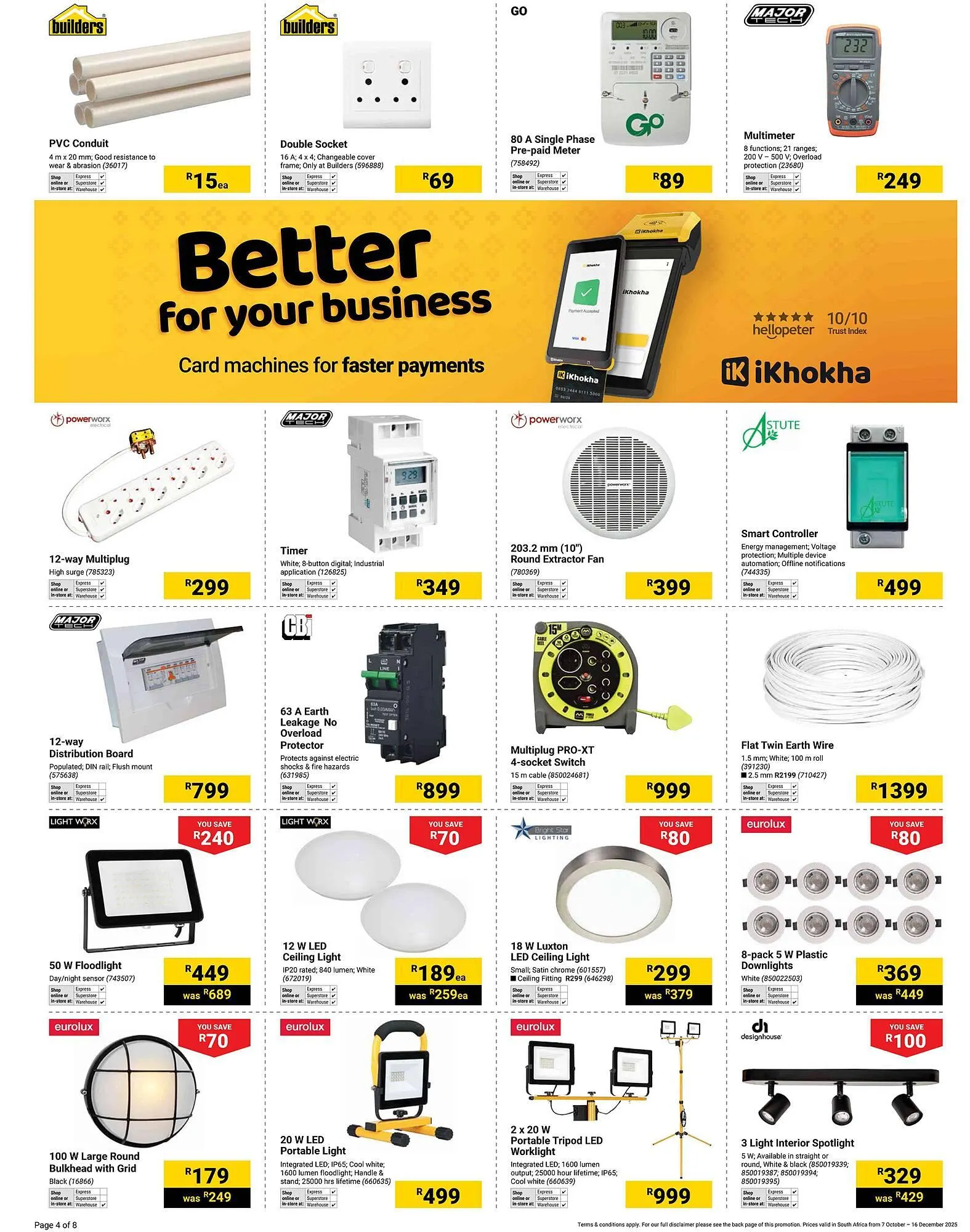 Builders Warehouse catalogue from 7 October to 16 December 2025 - Catalogue Page 3