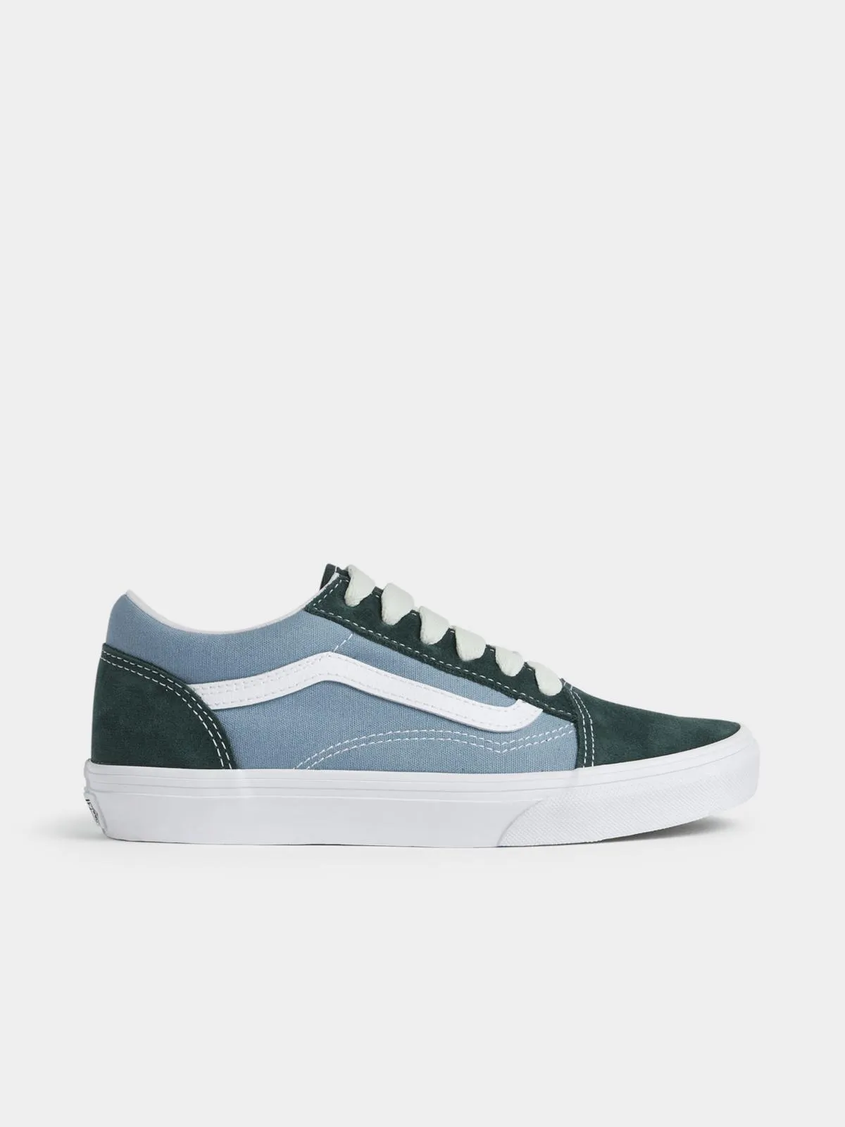 Vans Junior Old Skool 2-Tone Green/Blue Sneaker