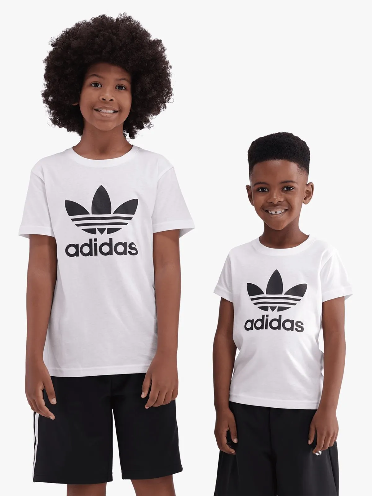 adidas Originals Unisex Youth Trefoil White T-Shirt