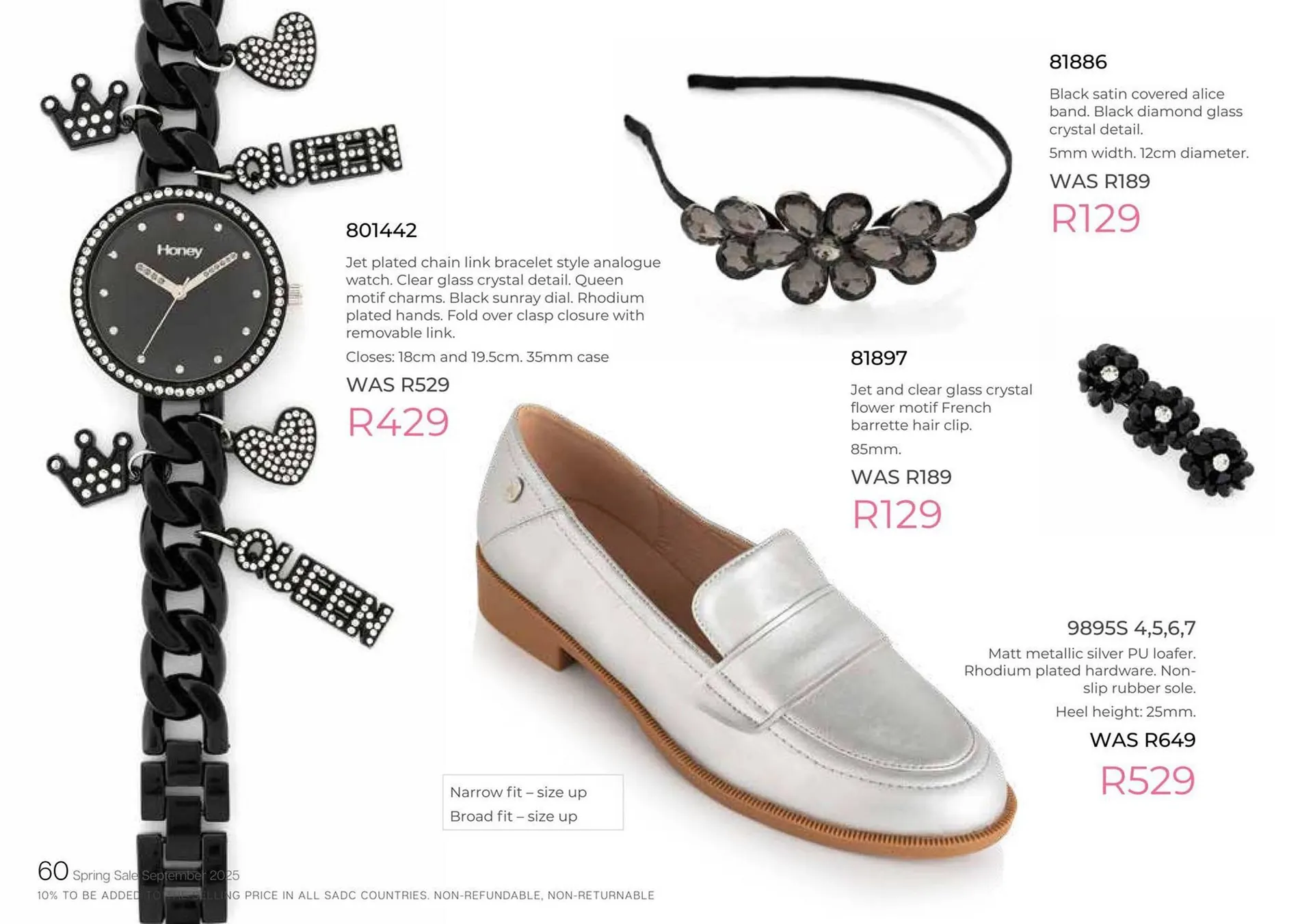 Honey Fashion Accessories catalogue from 3 September to 30 September 2025 - Catalogue Page 62
