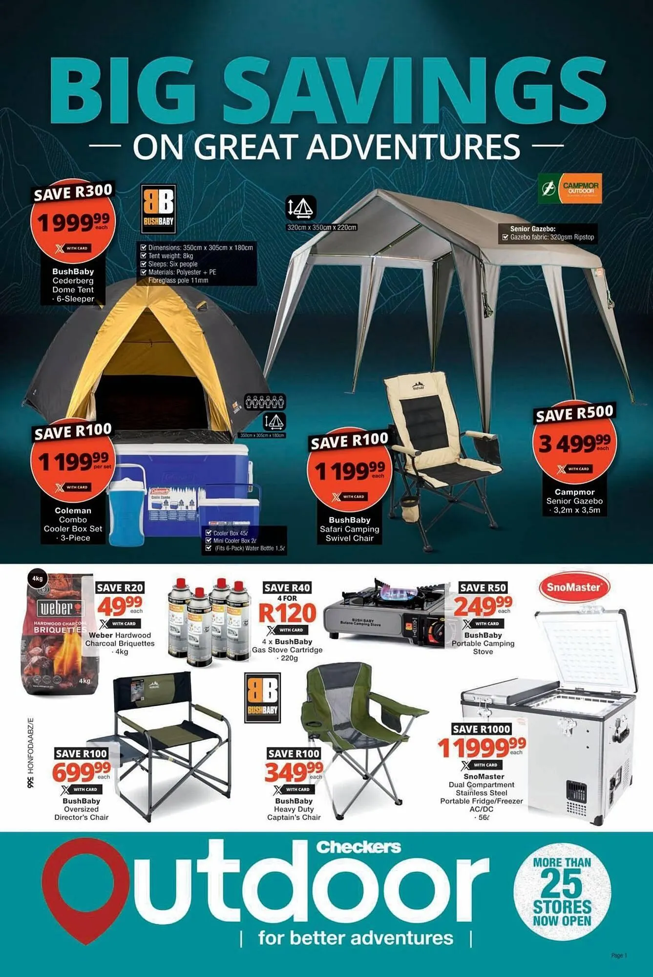 Checkers catalogue from 22 September to 19 October 2025 - Catalogue Page 1