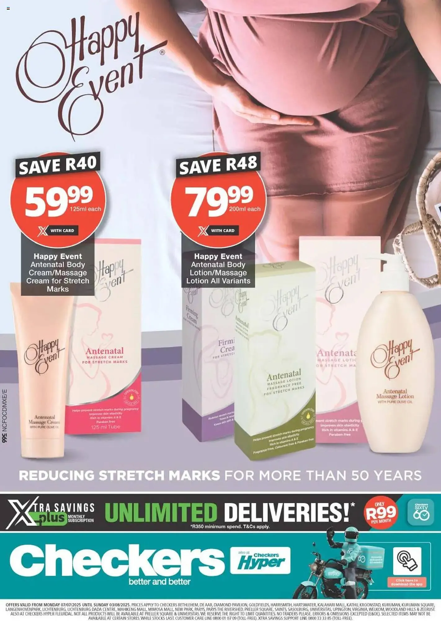 Checkers catalogue from 7 July to 3 August 2025 - Catalogue Page 1