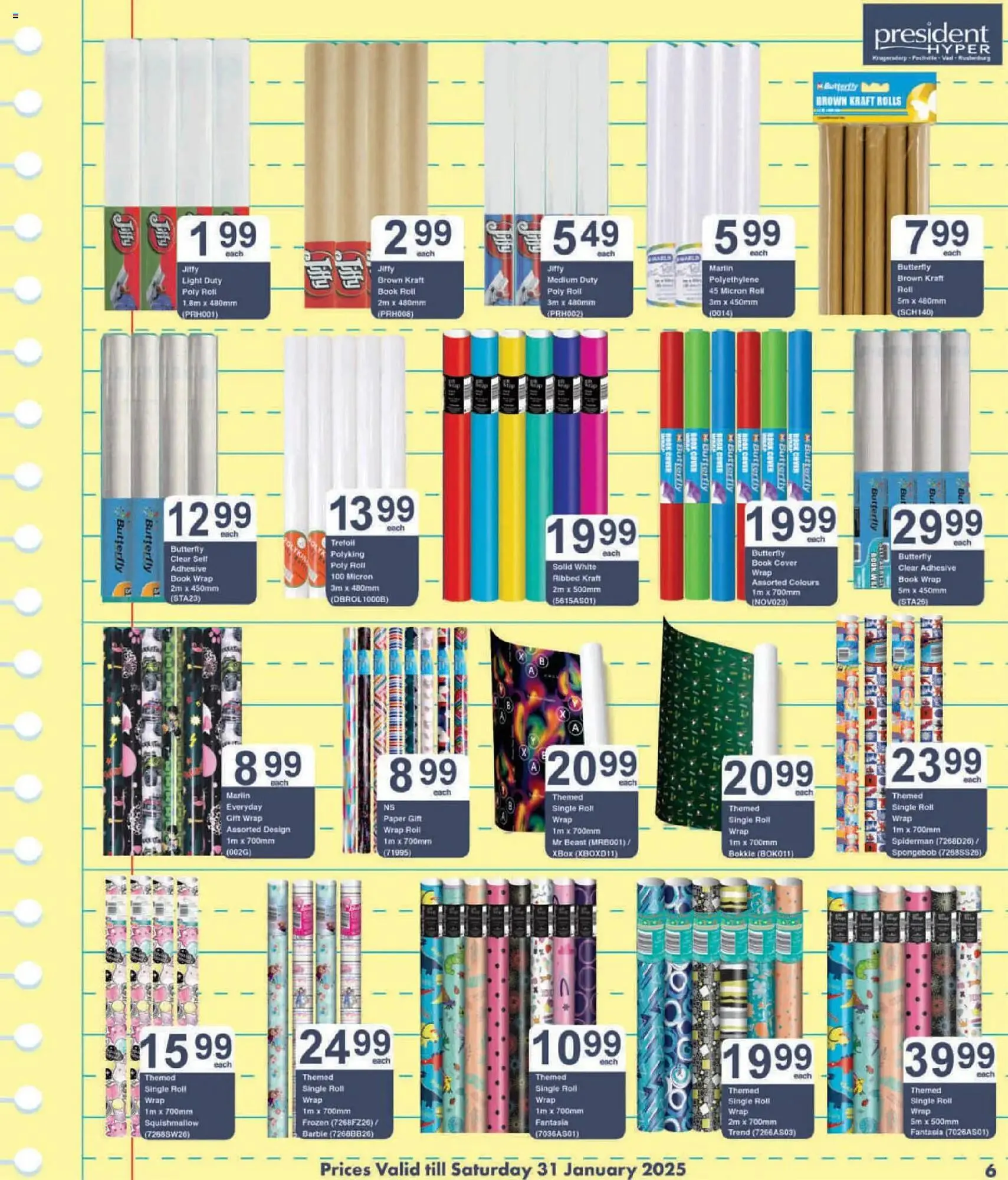 President Hyper catalogue from 28 December to 31 January 2026 - Catalogue Page 6