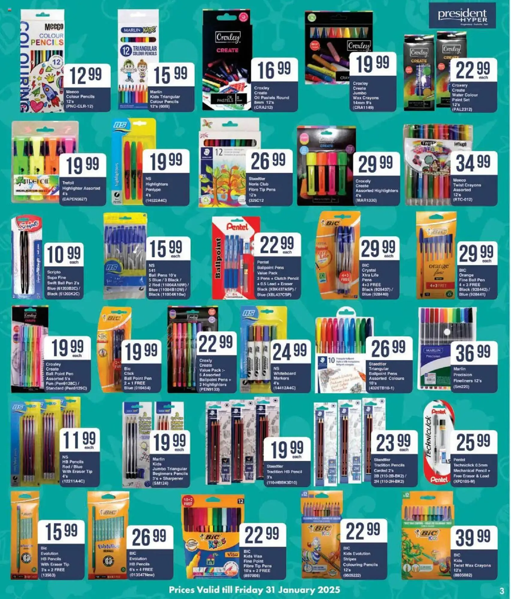 President Hyper catalogue from 23 December to 31 January 2025 - Catalogue Page 3