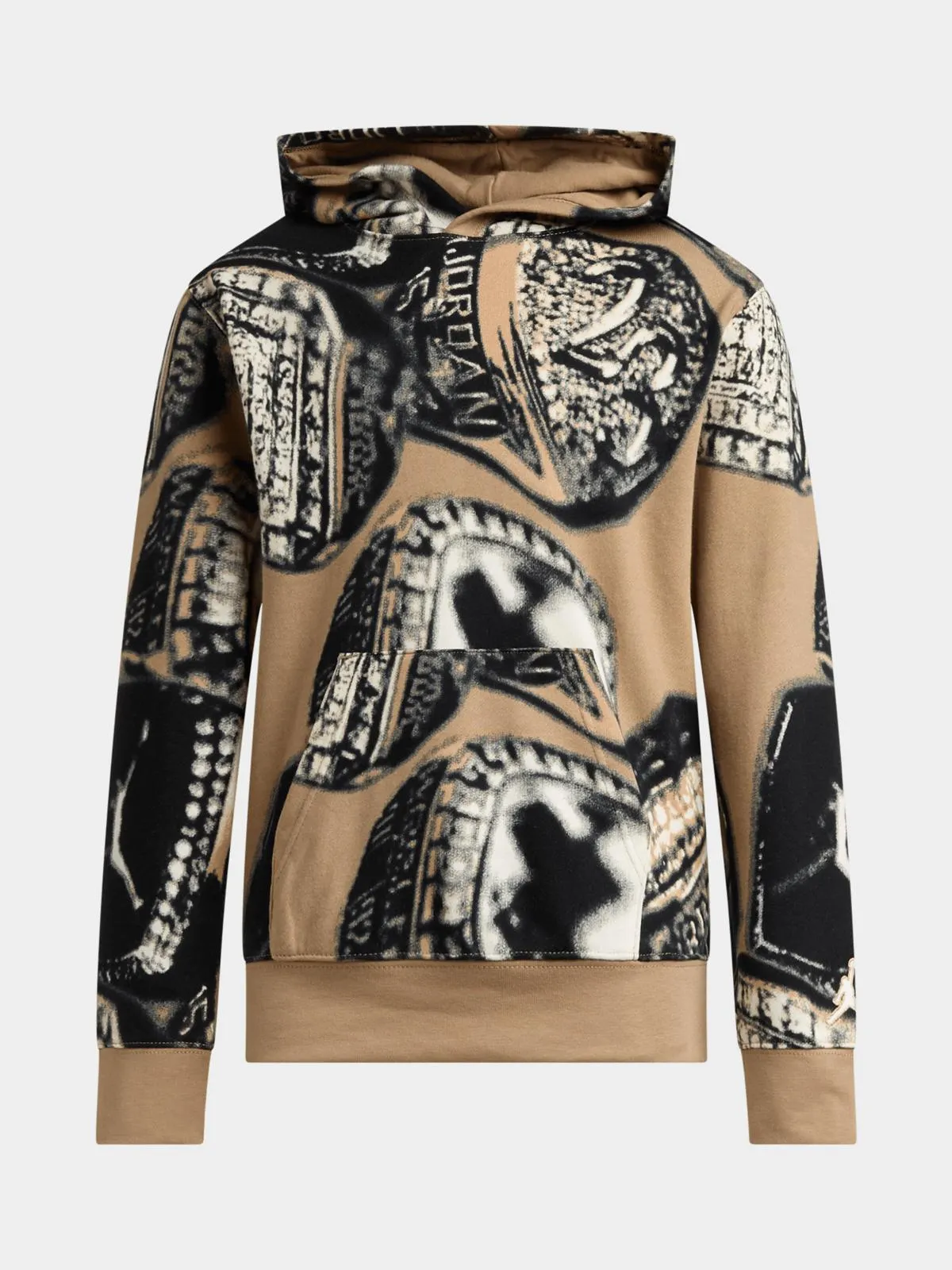 Jordan Unisex Youth MVP Tan/Print Hoodie