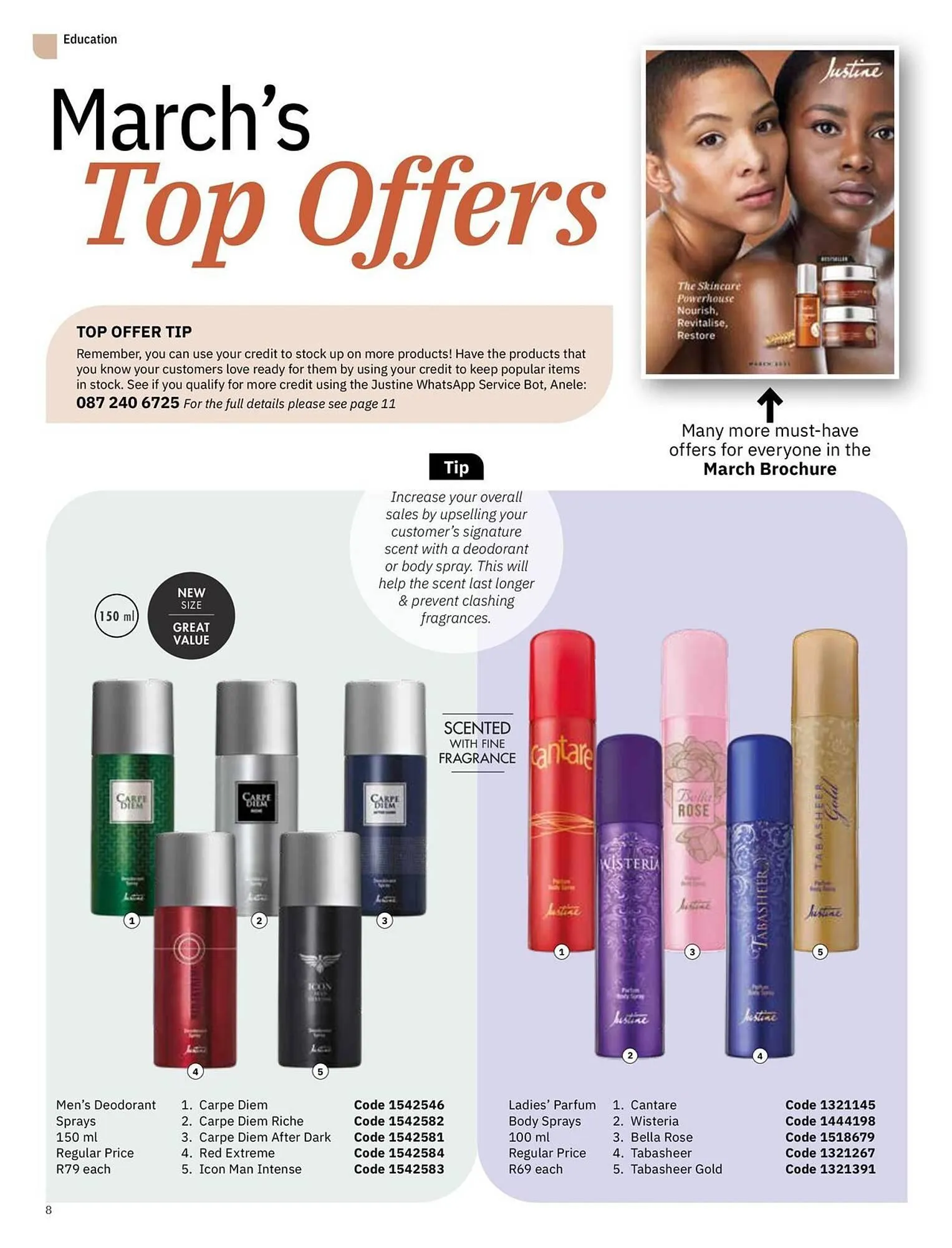 Justine catalogue from 3 March to 31 March 2025 - Catalogue Page 8